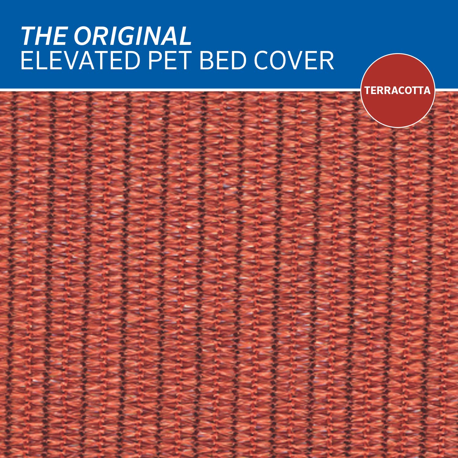 Original Pet Bed Replacement Cover - Terracotta - Large (43.5' X 31.5')