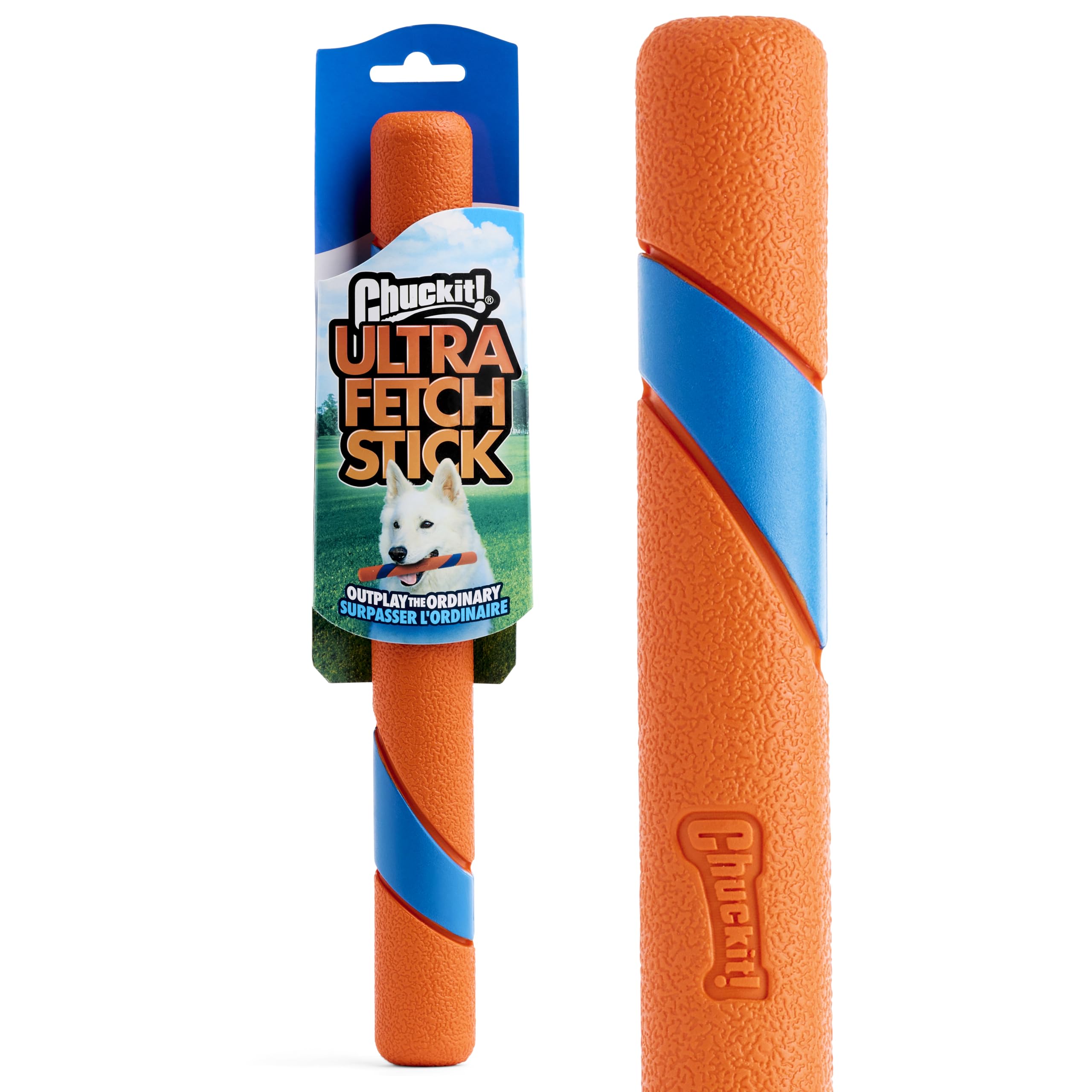 Chuckit! Interactive Dog Toy Ultra Fetch Stick - 12 Inch Outdoor Dog Toy For All Breed Sizes