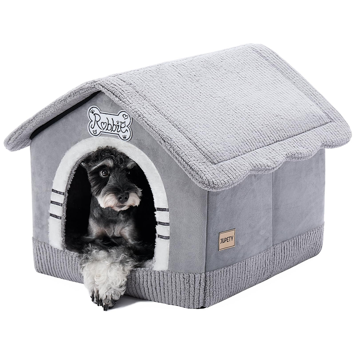 large dog tent bed Jiupety Indoor Dog House With Frame, Large Dog Cave Bed, Insulated Coz – Petocart