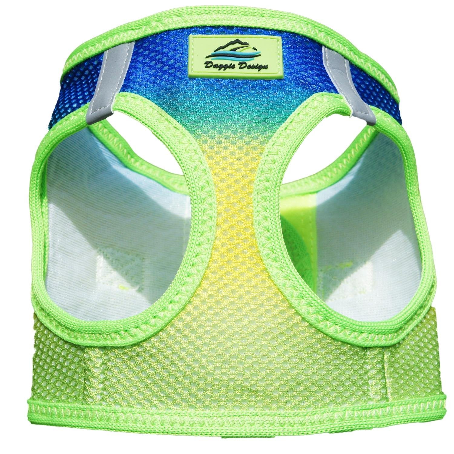 Doggie Design American River Dog Harness Ombre Collection - Cobalt Sport Xxs