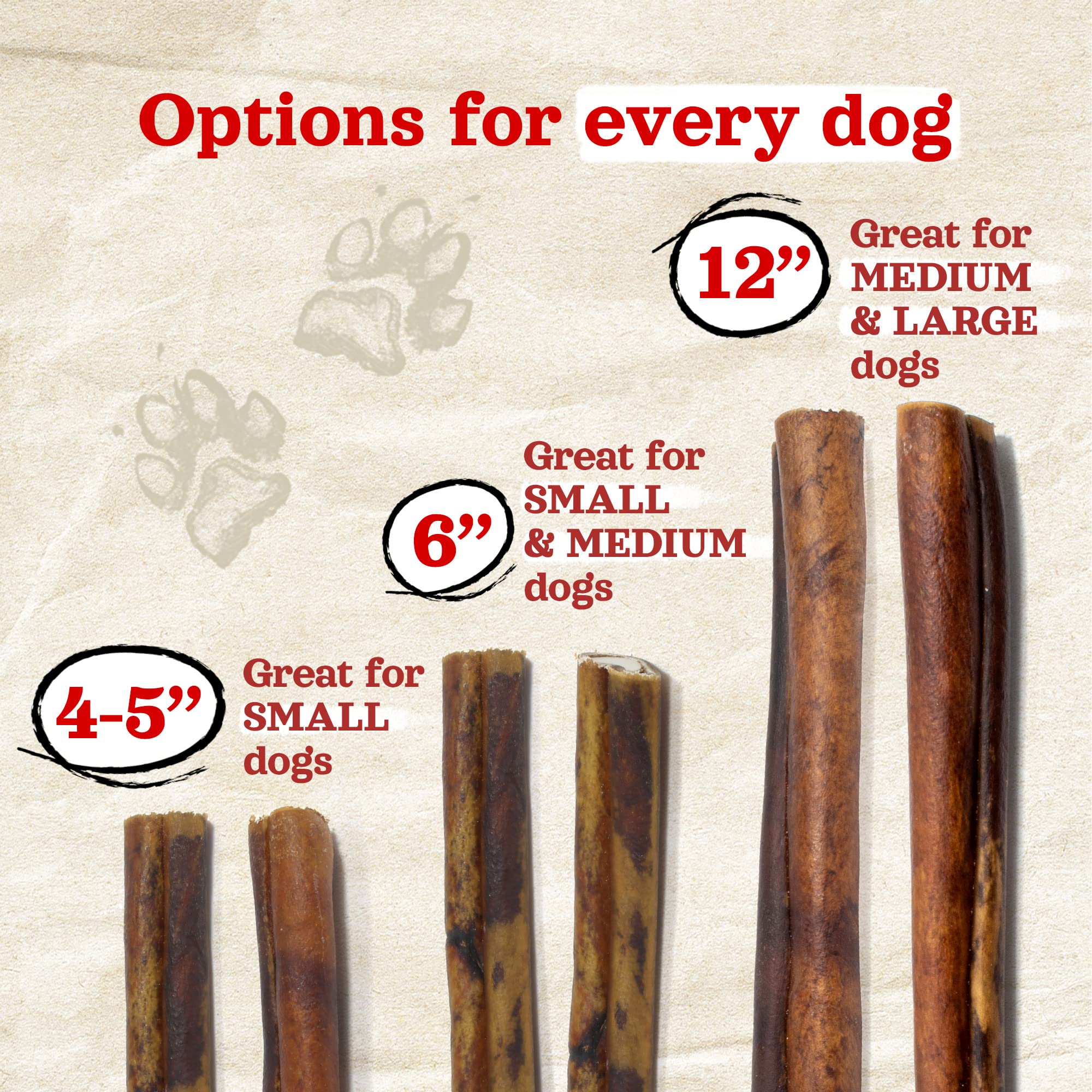 Natural Farm Peanut Butter Stuffed Collagen Sticks for Dogs (12 Inch, 5-Pack), Rawhide-Free Collagen Sticks, Natural Long Lastin