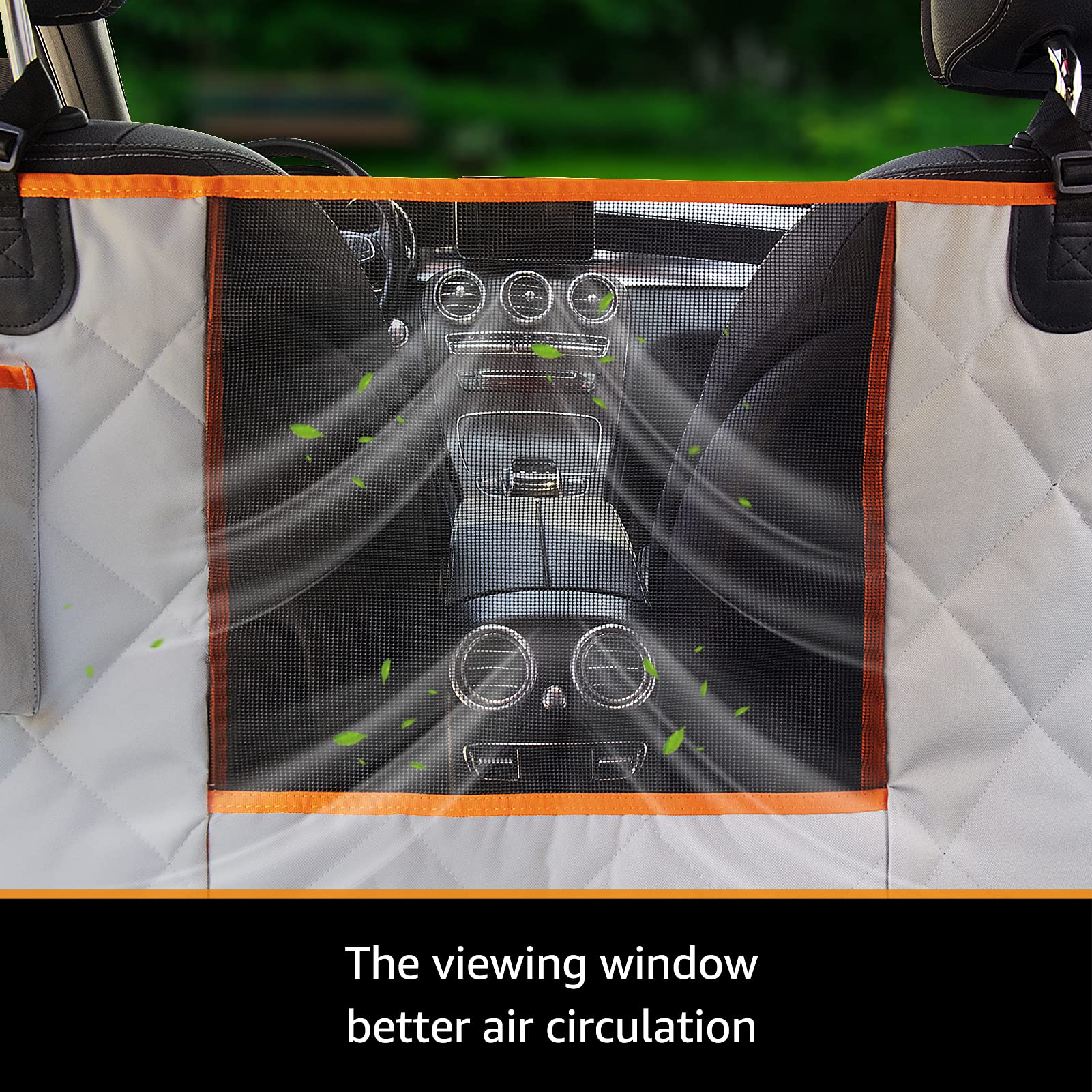 Ibuddy Dog Seat Cover For Tesla Model 3 Waterproof Car Seat Protector With Mesh Window Dog Car Hammock Against Dirt And Fur Anti