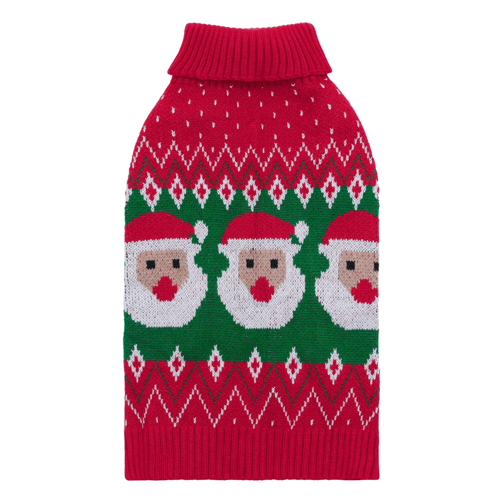 Cutebone Christmas Dog Sweater - Xmas Sweater For Small And Medium Dogs, Pet Winter Pullover Coat For Chihuahua Yorkie Teacup Do