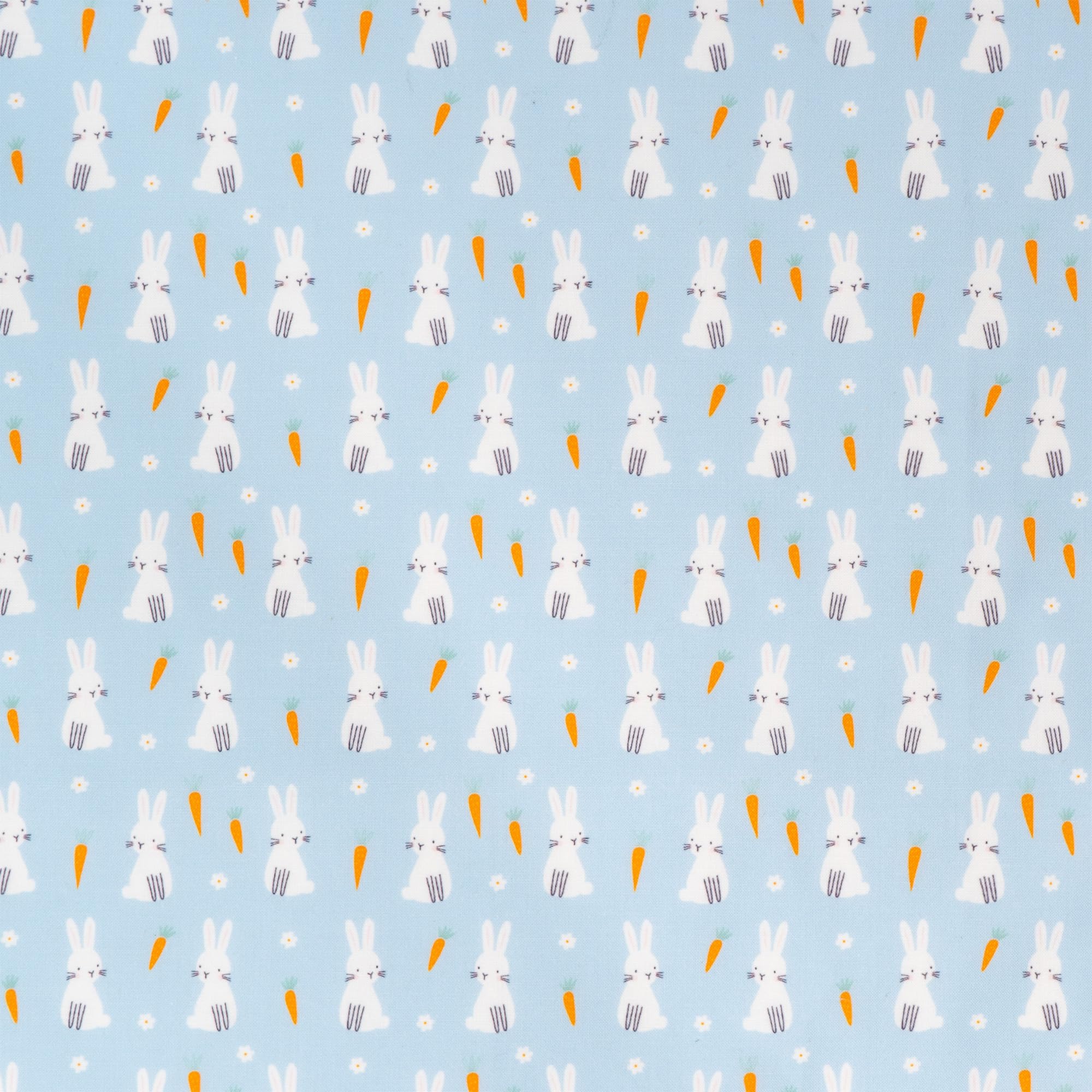 Lucy & Co. Funny Bunny Bandana - Durable Comfortable Dog Bandana - Designer Puppy Accessory - Machine Washable - Large - Blue Gr