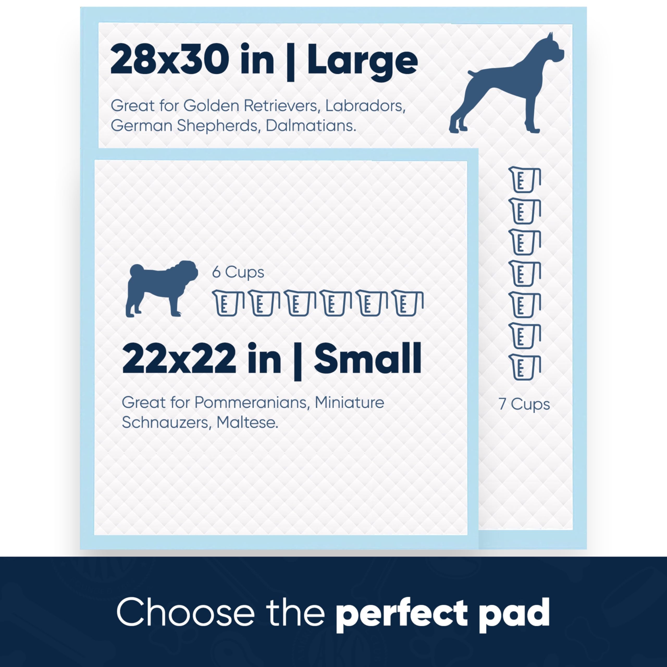 American Kennel Club Scented Puppy Training Pads With Ultra Absorbent Quick Dry Gel – 22 X 22 Pee Pads For Dogs - Fresh Scented - Pack Of 100
