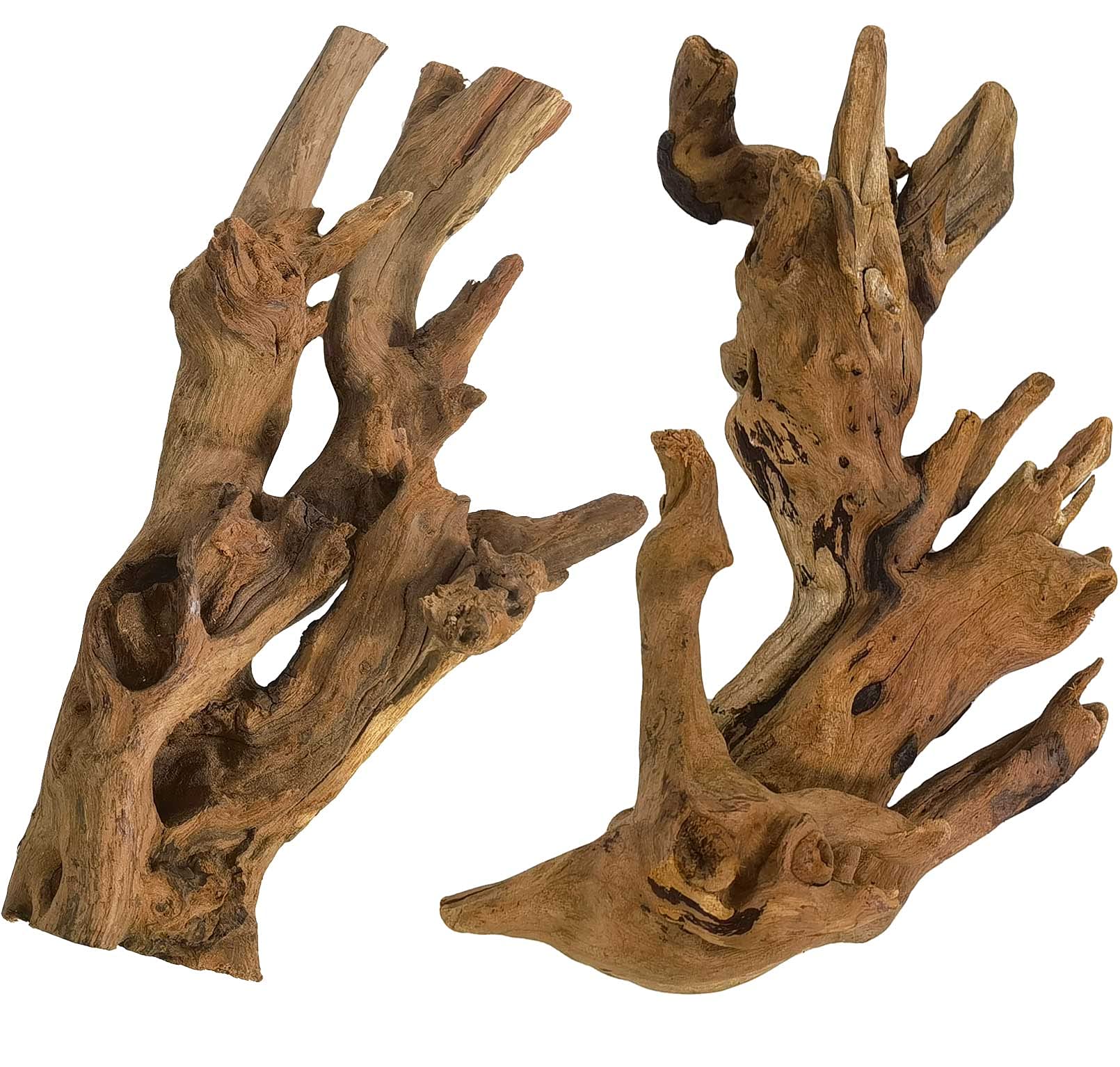 Kathson Natural Aquarium Driftwood Decoration Branches Reptiles Terrarium Ornament Wood Fish Tank Habitat Decor Assorted Sizes W