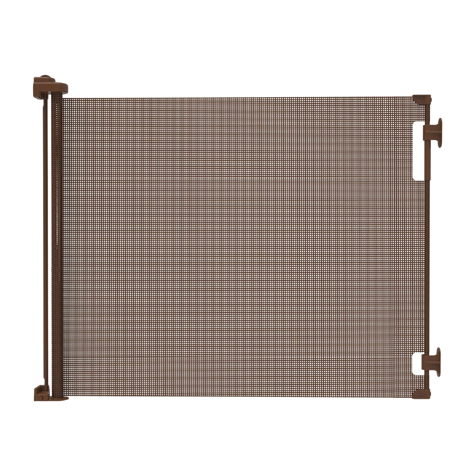 Retractable Baby Gate Perma Child Safety 33 Tall x 71    Wide, Mesh, for Stairs, Doorways, Dogs, Pets, Indoor, Outdoor, One-Hand
