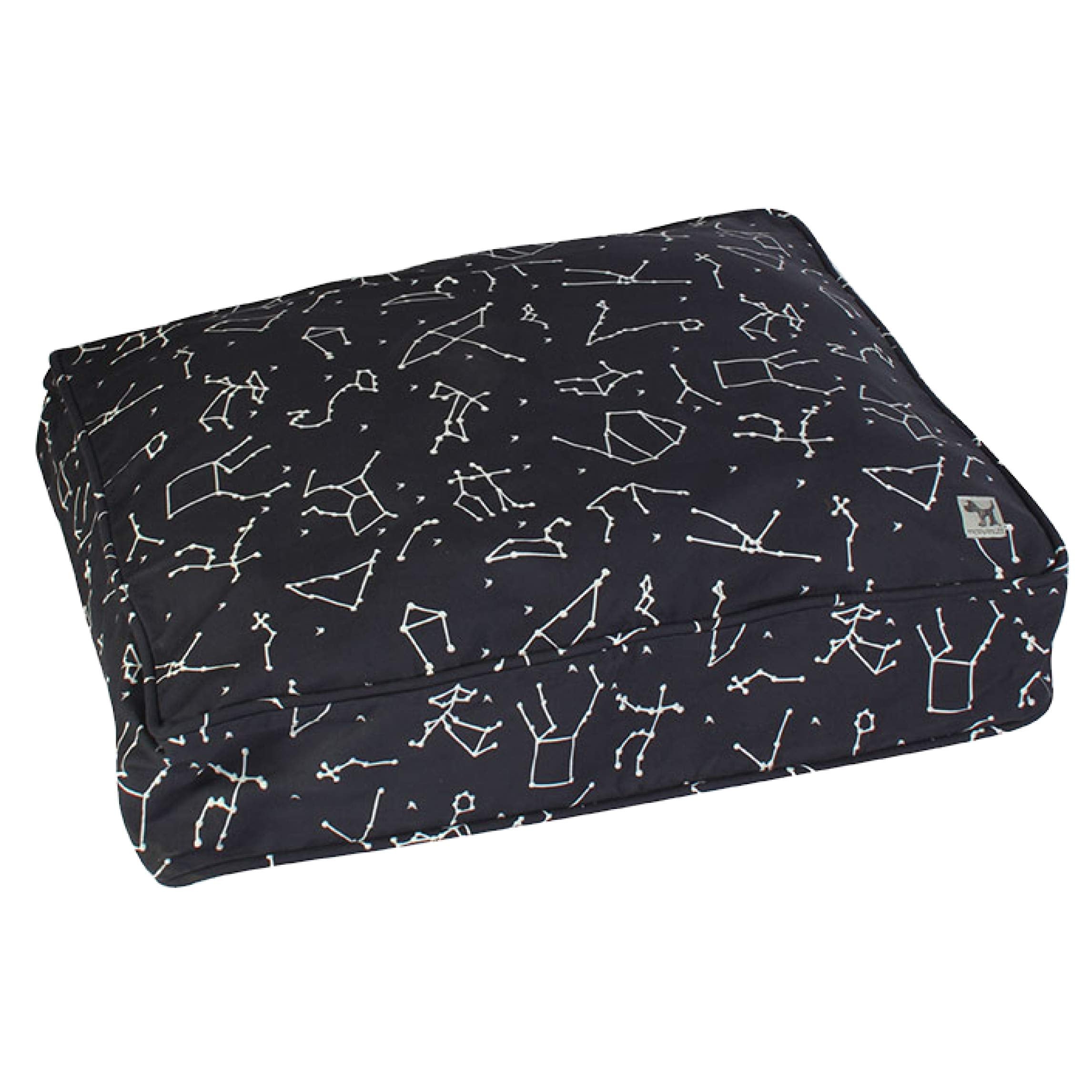 Molly Mutt Medium To Large Dog Bed Cover - Rocketman Print - Measures 27”X36”X5’’ - 100% Cotton - Durable - Breathable - Sustainable - Machine Washable Dog Bed Cover