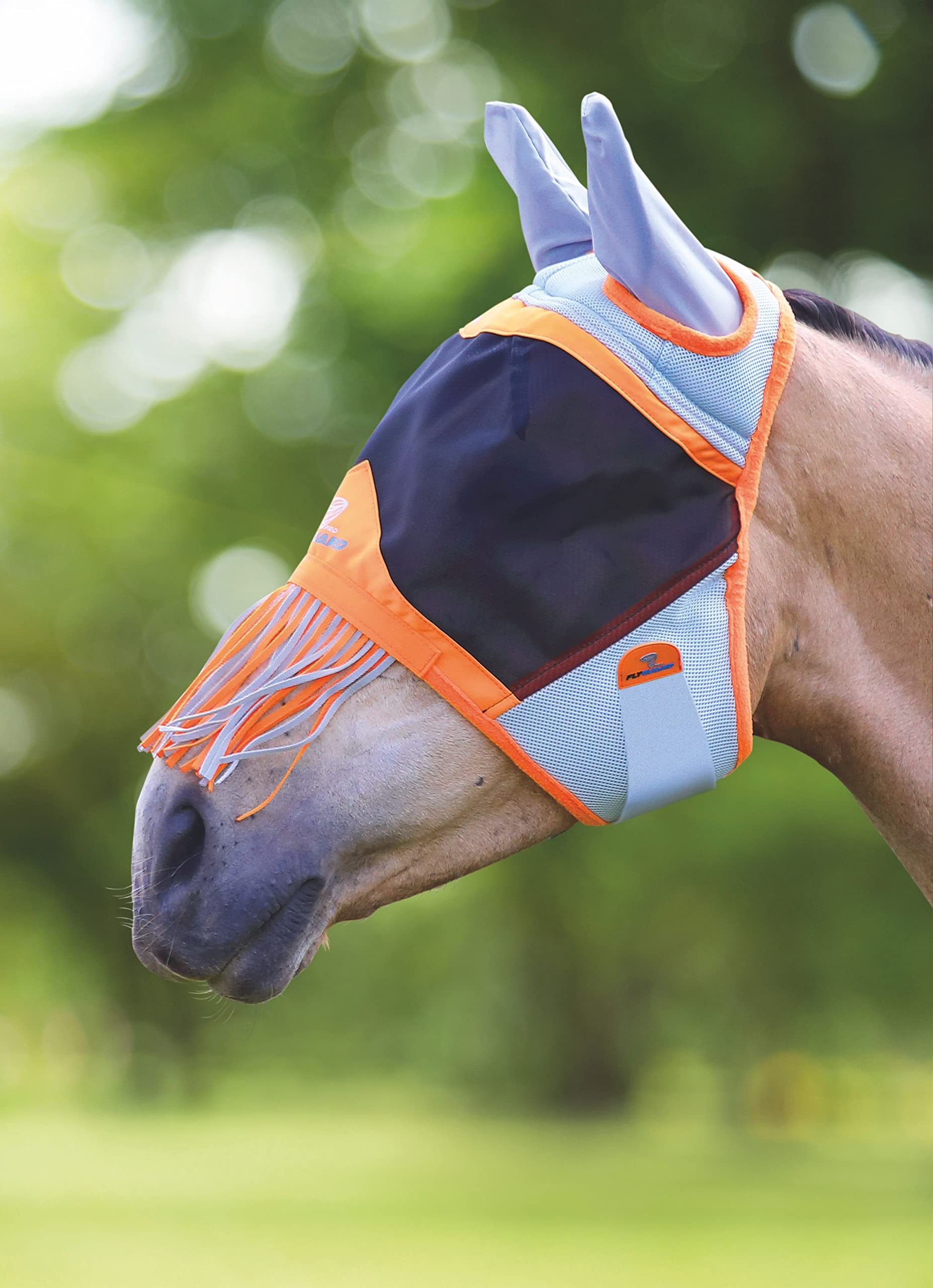 Air Motion Fly Mask with Ears & Nose Fringe (Small Pony)