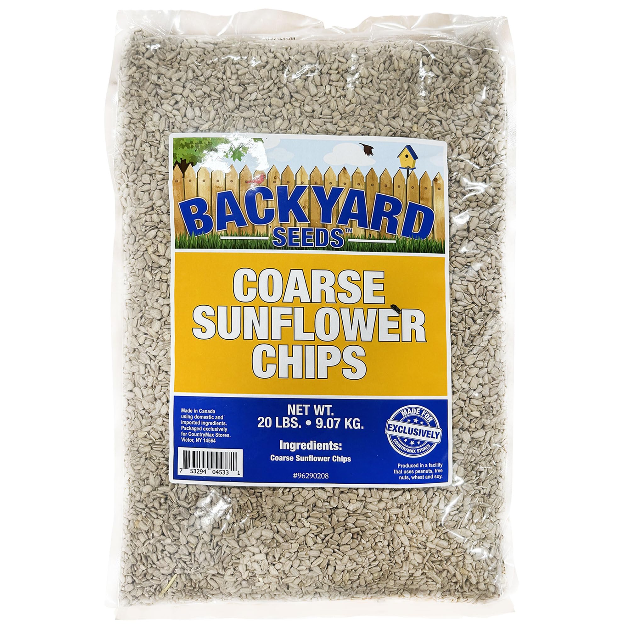 Sunflower Coarse Hearts No Waste No Mess Bird Seed (20 Pounds)