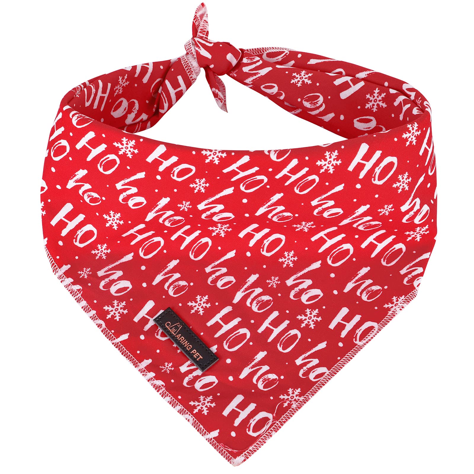 Aring Pet Dog Bandana-Christmas Cotton Dog Bandanas, Boy And Girl Dogs Scarf Christmas Snowflake Dog Triangle Bibs For Small To 