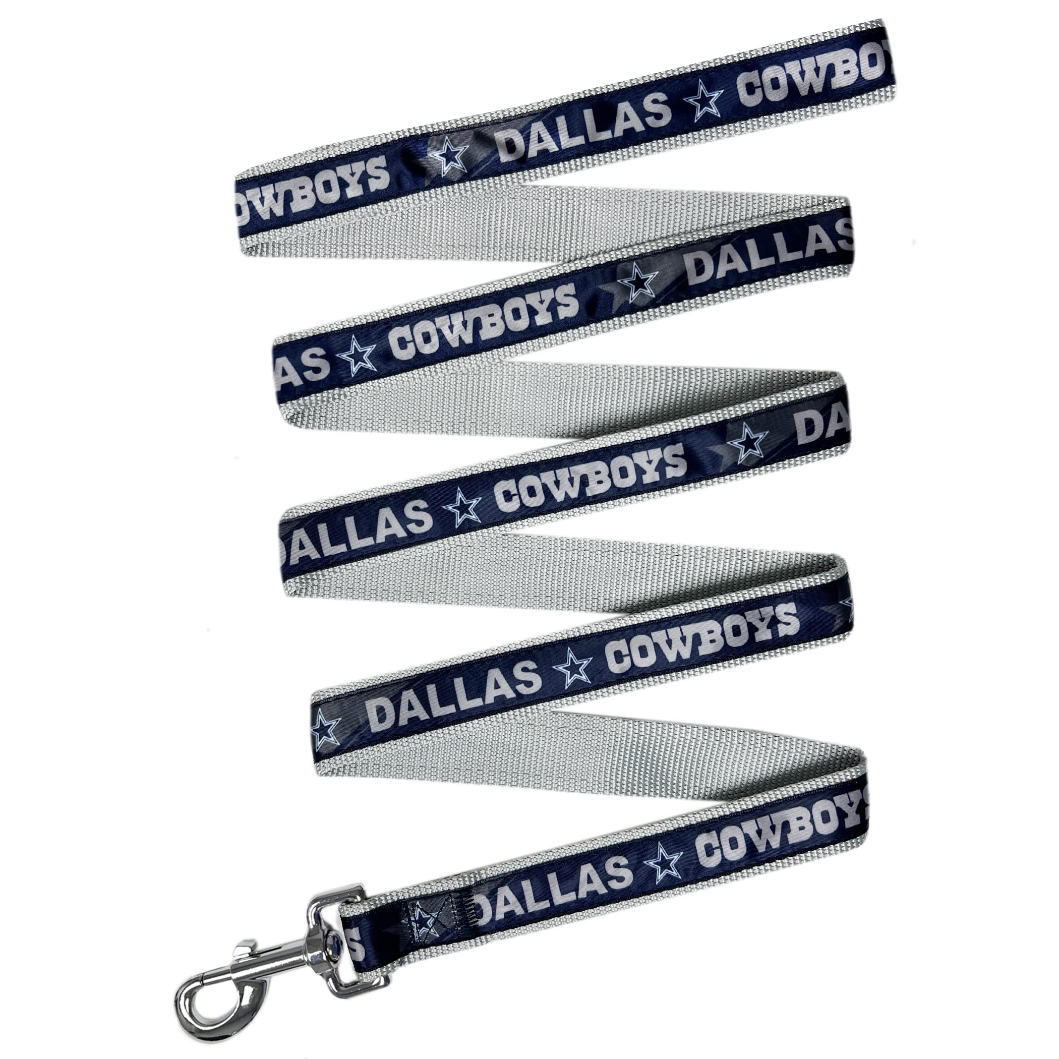 Nfl Pet Dallas Cowboys Dog Leash, Small Football Team Leash For Dogs & Cats - Shiny & Colorful, Licensed By The Nfl