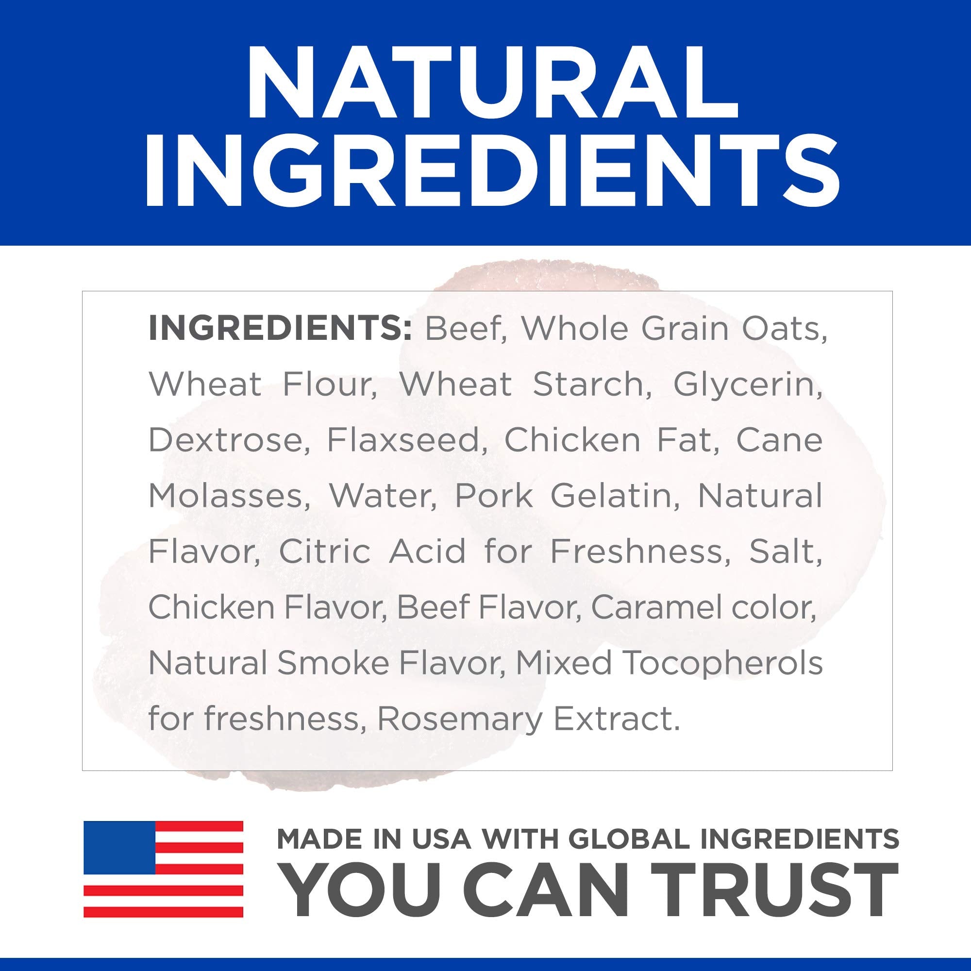 Hills Natural Jerky Strips, All Life Stages, Great Taste, Dog Treats, Beef, 7.1 oz Bag
