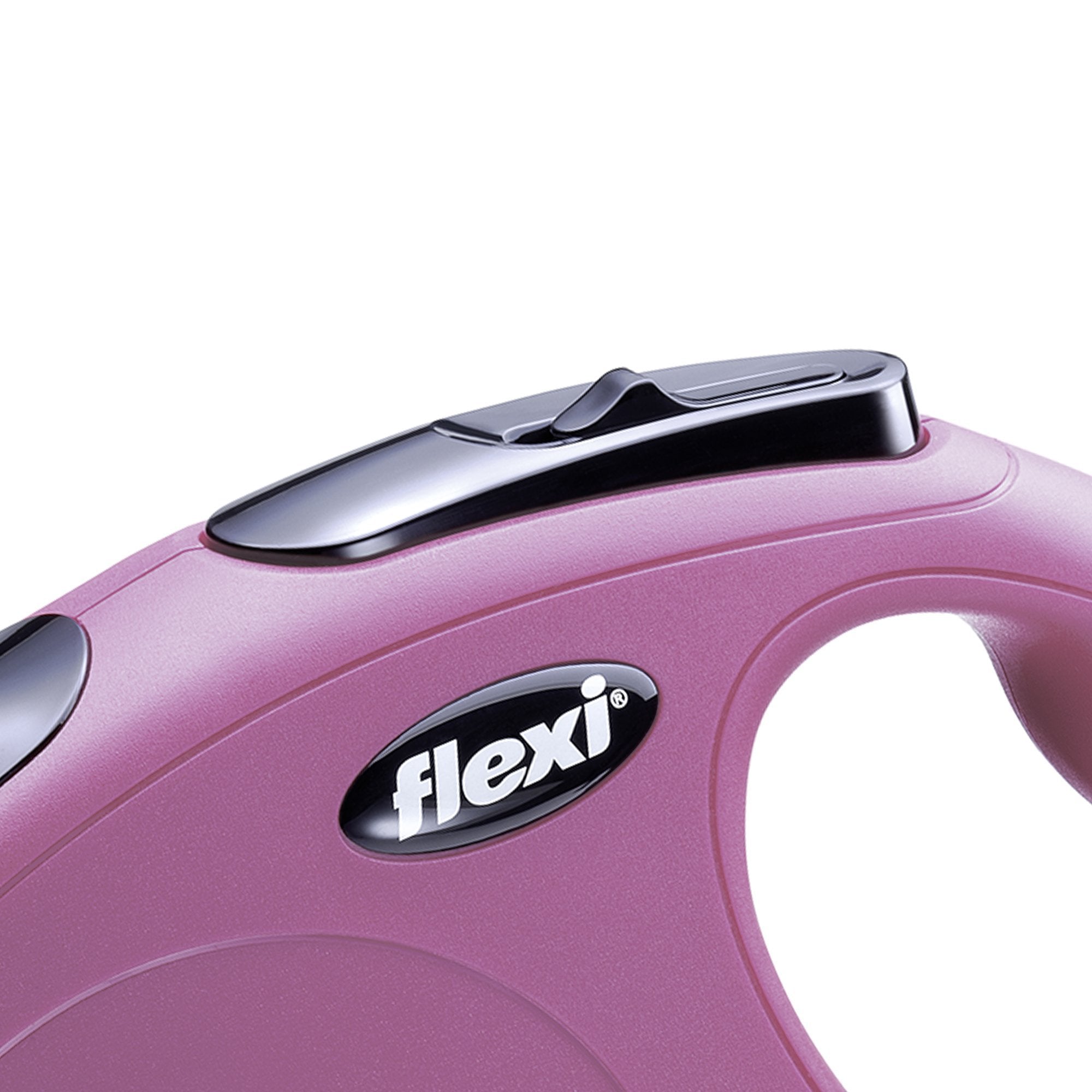 Flexi New Classic Retractable Dog Leash (Cord), 10 Ft, Extra Small, Pink