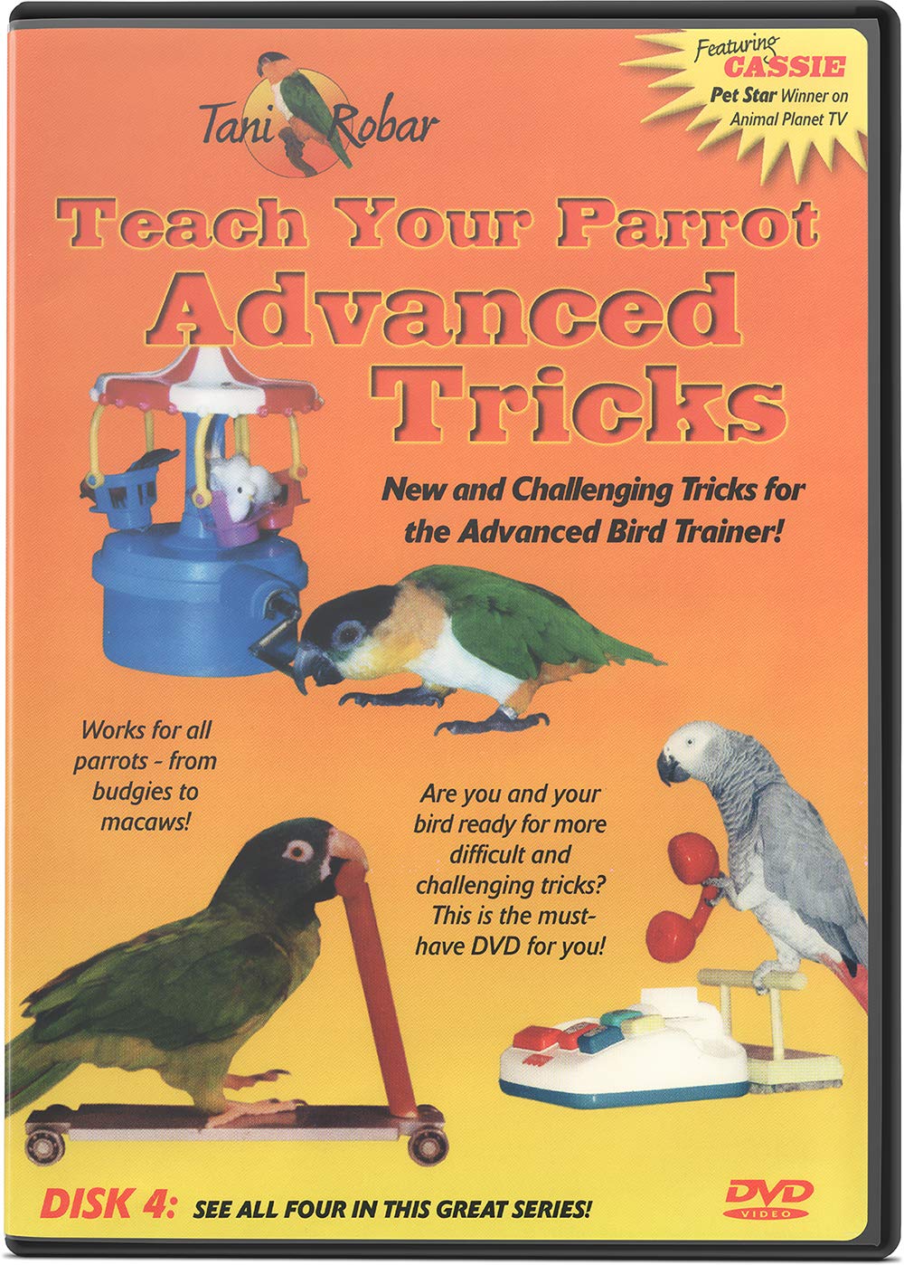 Feathered Phonics Teach Your Parrot Series DVD 4: Advanced Tricks
