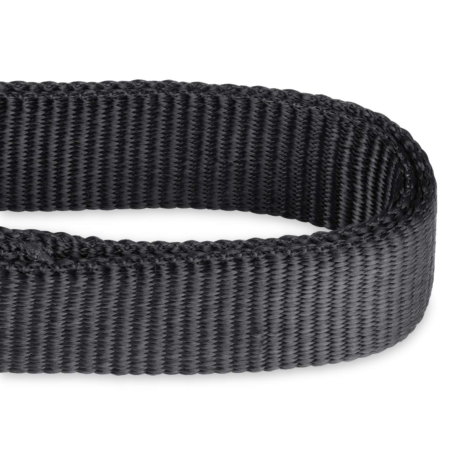 Heavy Duty Nylon Anti-Escape Martingale Dog Collar For Medium Boy And Girl Dogs - Daily Use Walking Training (Medium,Solid Color Black)