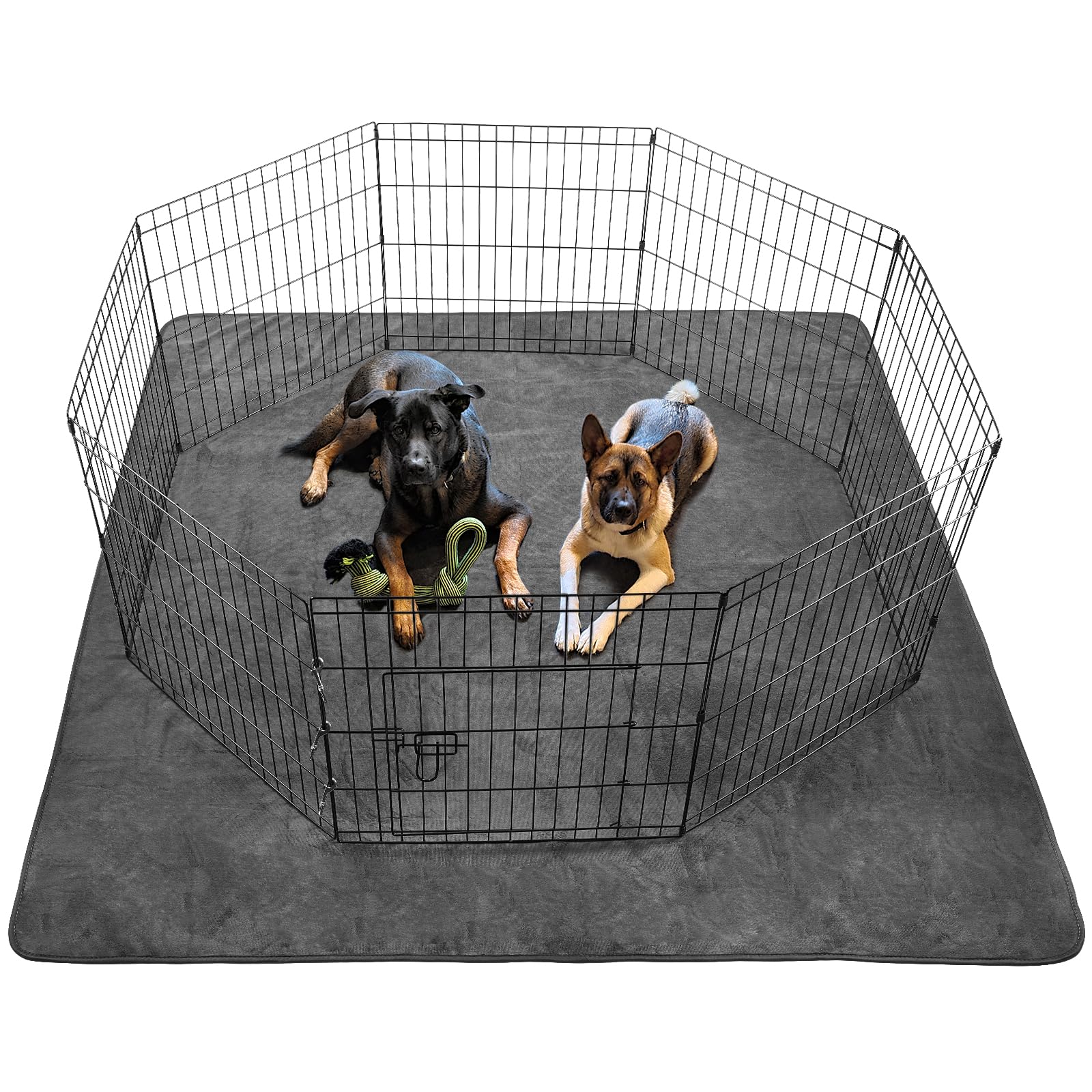 Dog Pee Pad Washable Extra Large, 72x72 Instant Absorb Training Pads, Non-Slip Pet Playpen Mat Waterproof Reusable Floor Mat for