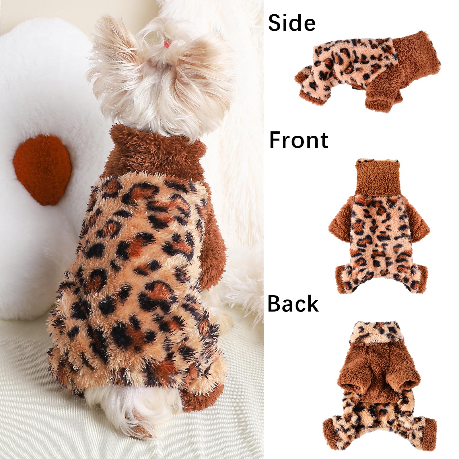 Dog Clothes Spring Dog Pajamas for Small Dogs Girl Boy XXS Pet Clothes for Chihuahua Yorkie Teacup Dog Sweaters Onesie Pet Jumps