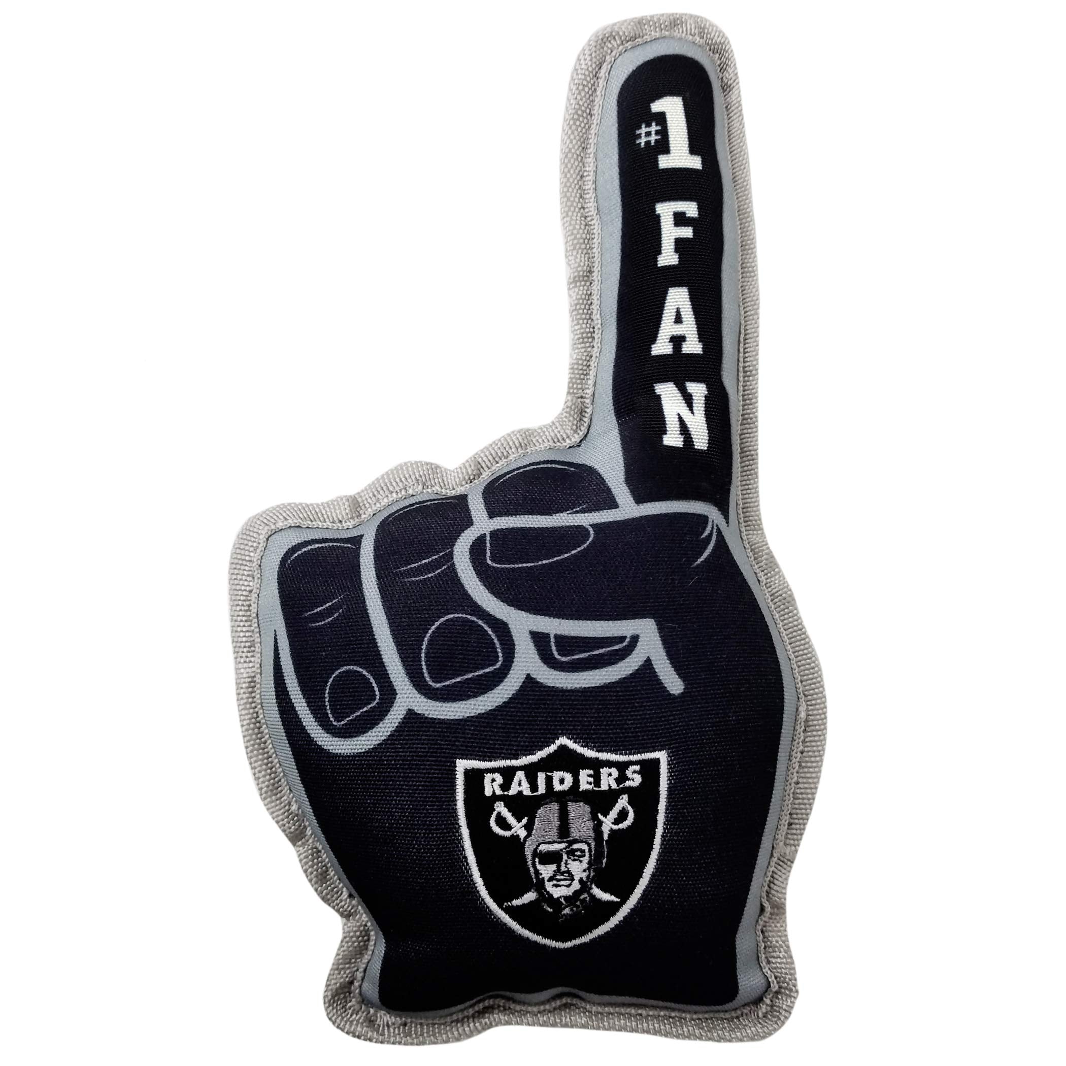 Nfl Las Vegas Raiders #1 Fan Toy For Dogs & Cats. Best Tough Pet Toy With Inner Squeaker