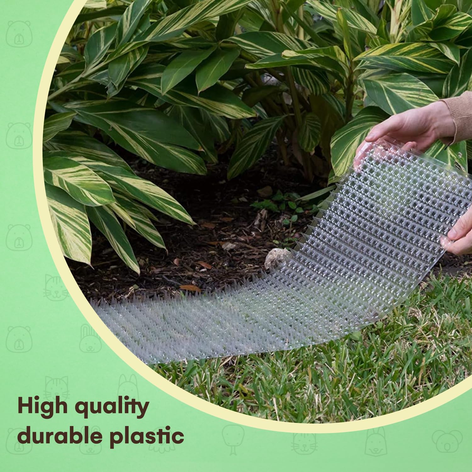 Homarden Cat Deterrent At Home - Pack Of 6 Pet Deterrent Mats For Cats And Dogs - Indoor And Outdoor Spike Mats For Pet Training