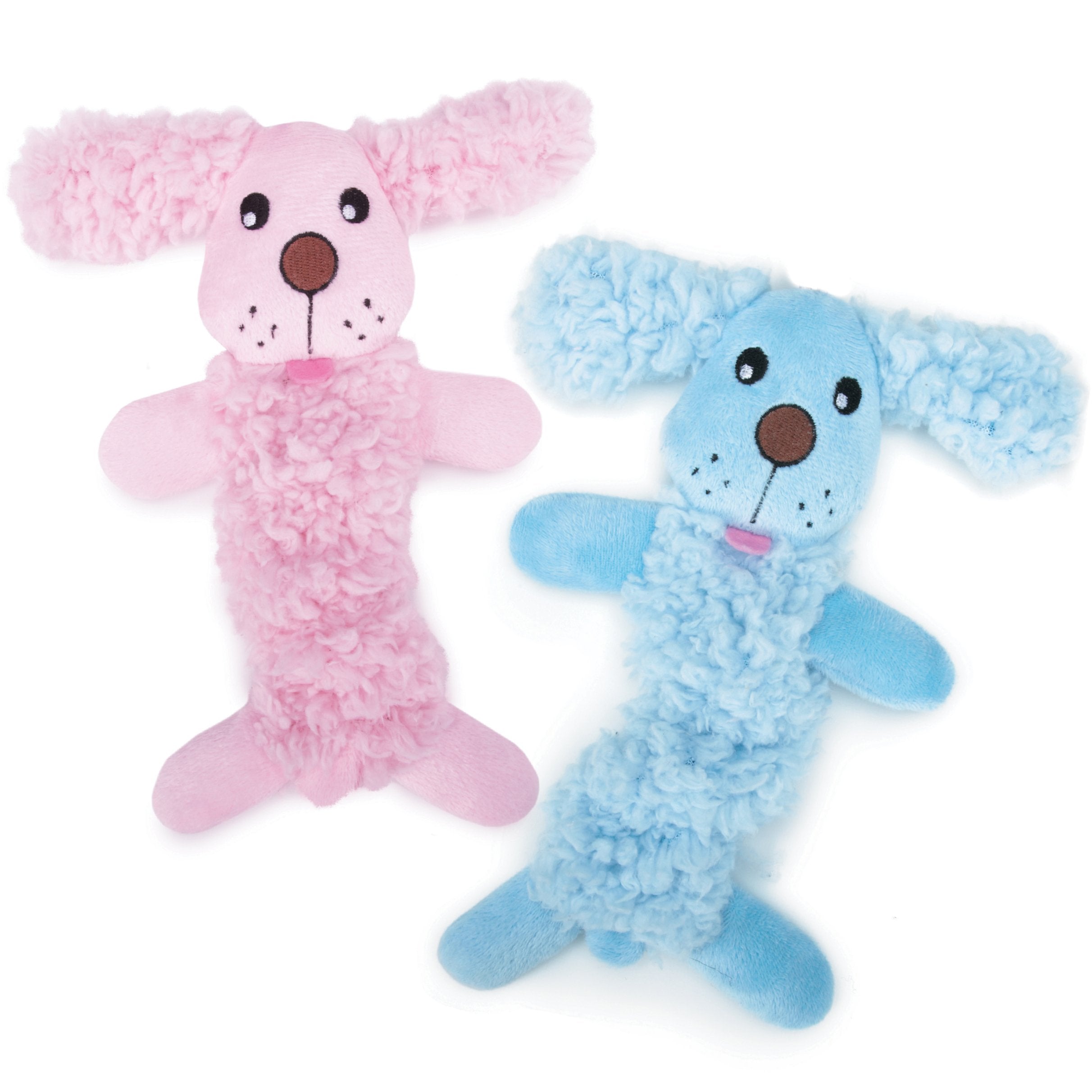 Grriggles Baby Bark Bungee Pup Toy, Pink Small