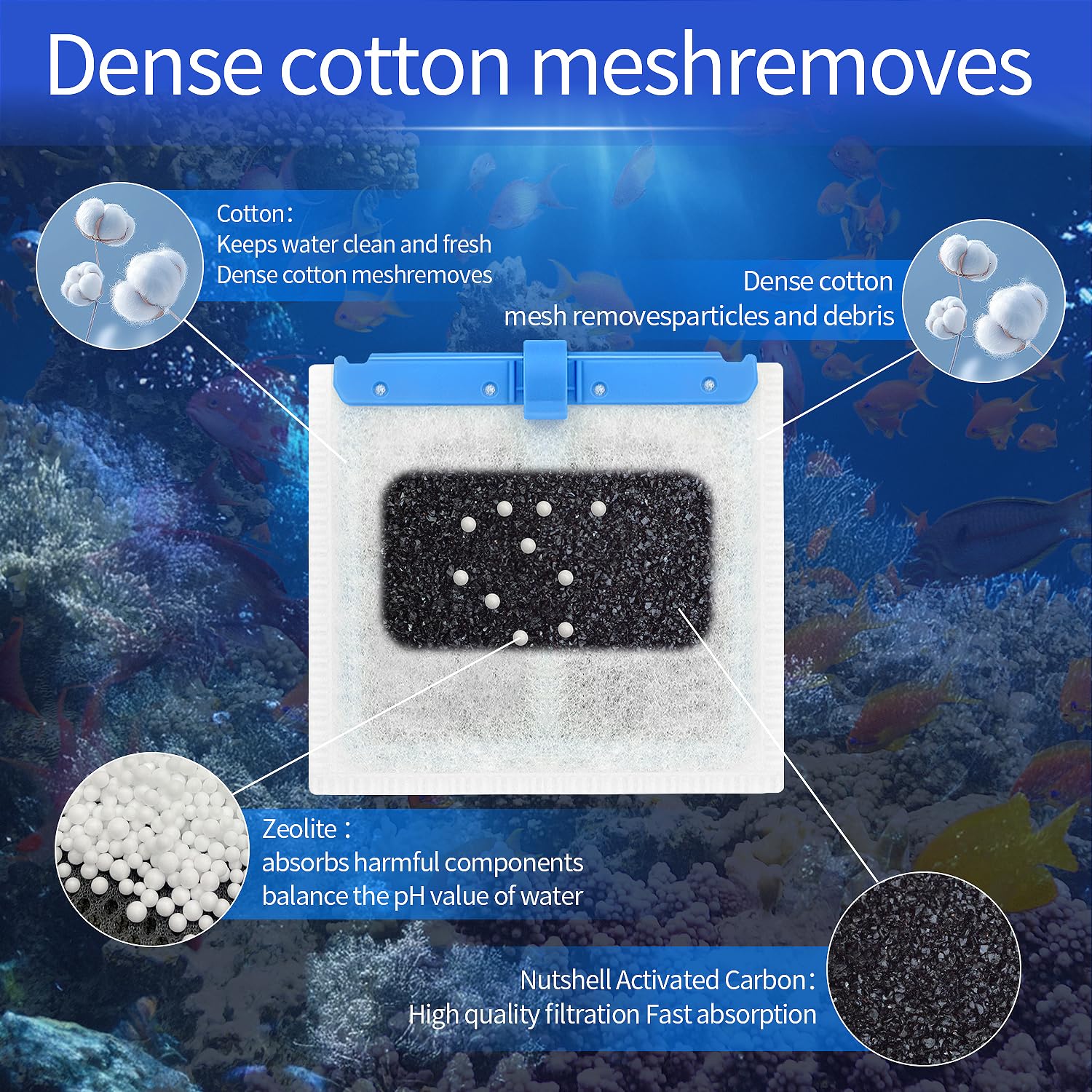 10 Pack Medium Replacement Filters Cartridges For Aqueon Quietflow,Replacement Filter Cartridges With Aqueon Quietflow Led Pro P