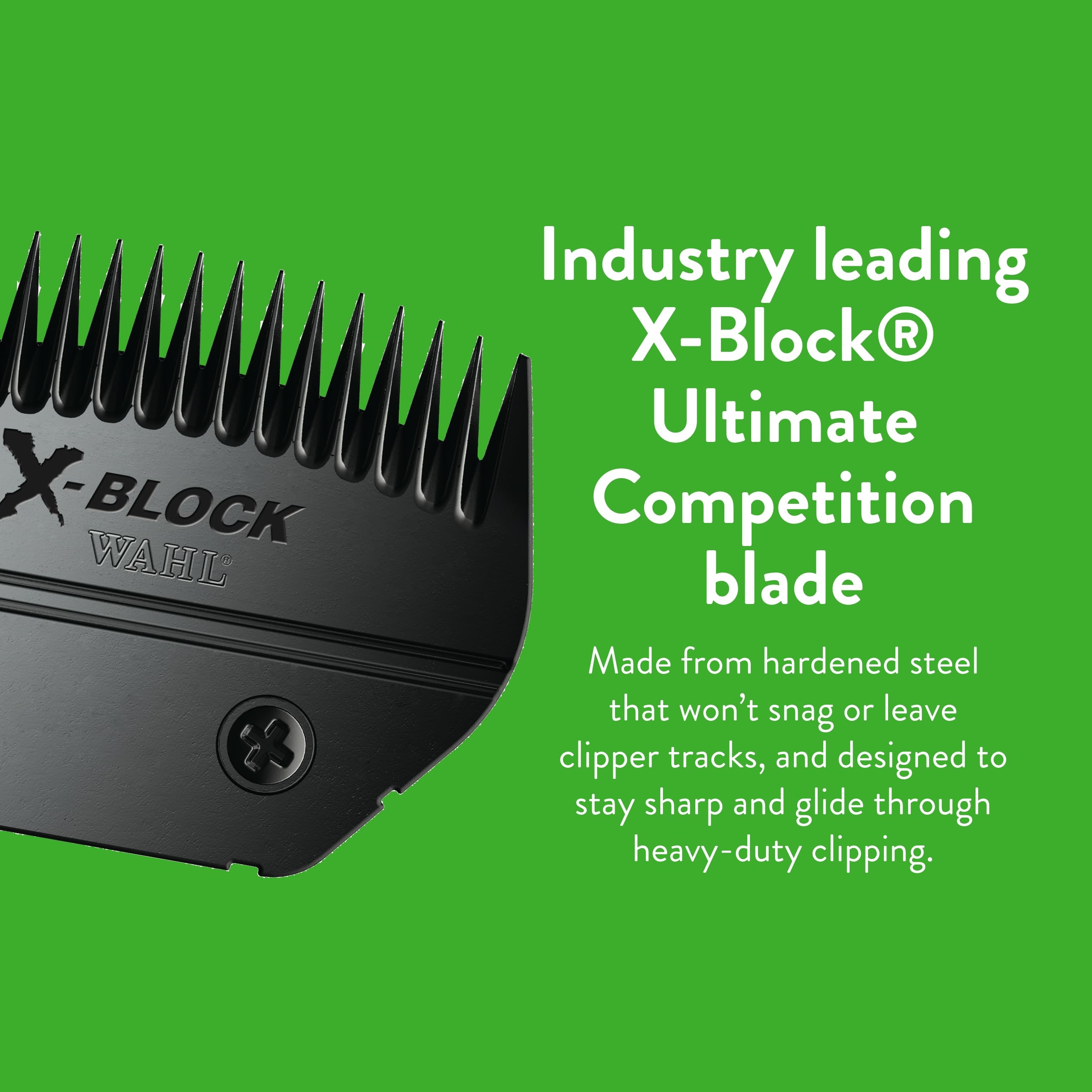 Wahl Professional Animal X-Block Ultimate Competition Series Detachable Blade For Cattle And Sheep (2430-500)