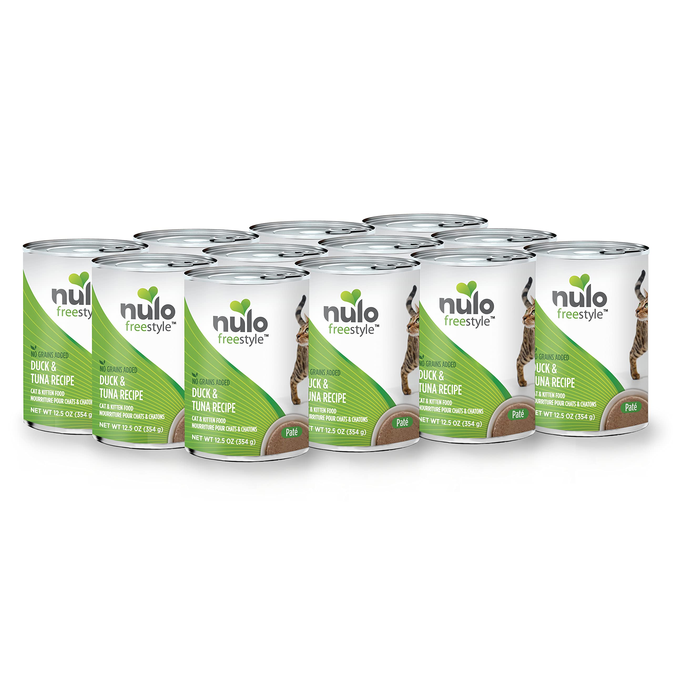 Nulo Freestyle Cat & Kitten Wet Pate Canned Cat Food, Premium All Natural Grain-Free with 5 High Animal-Based Proteins and Vitam