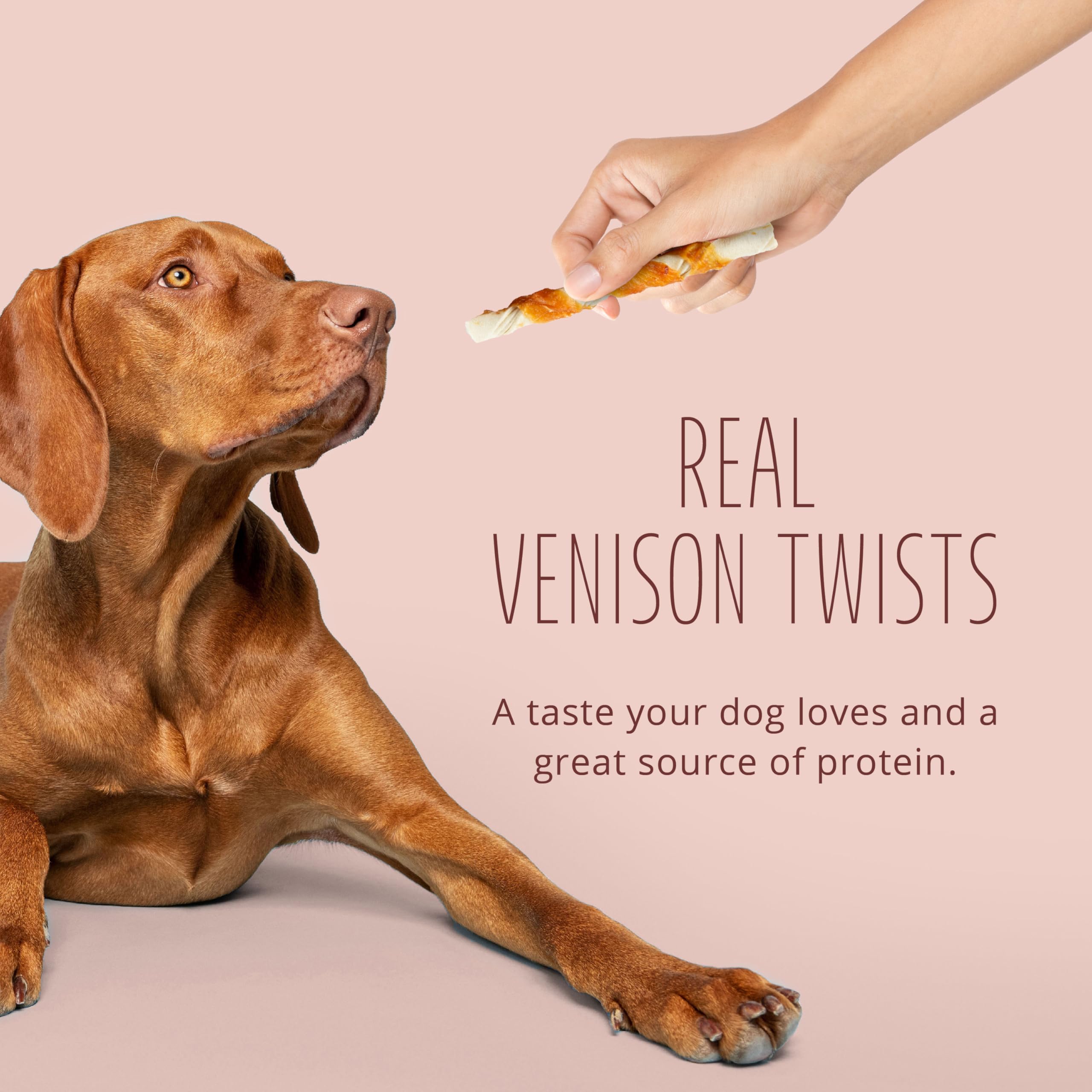 Better Belly Rawhide Twist Sticks Chews - Highly Digestible, 25 Count, No Artificial Colors or Flavors, Model P-94442-1