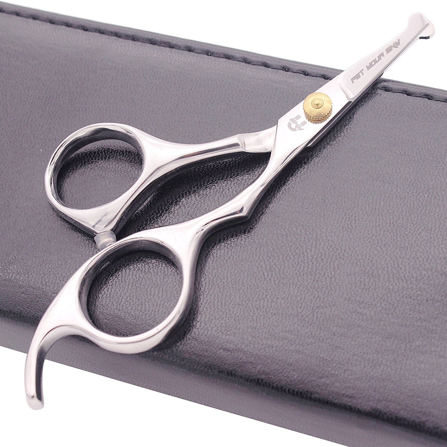 U-Sky Professional Small Round Blunt Tip Dog Grooming Scissors For Paws, Face, Foot Pad, Nose, Ear