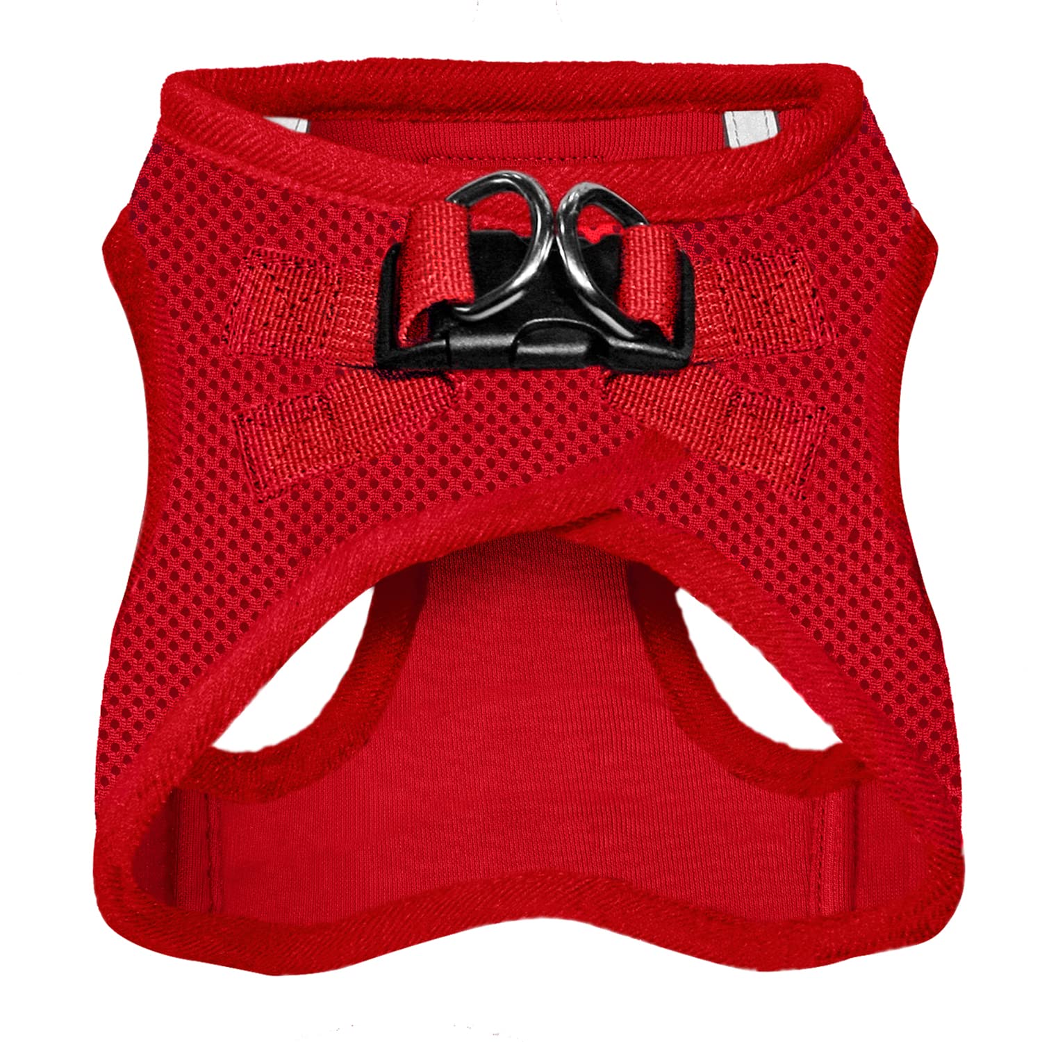 Voyager Step-In Air Dog Harness - All Weather Mesh Step In Vest Harness For Small And Medium Dogs And Cats By Best Pet Supplies - Harness (Red), L (Chest: 18-20.5')
