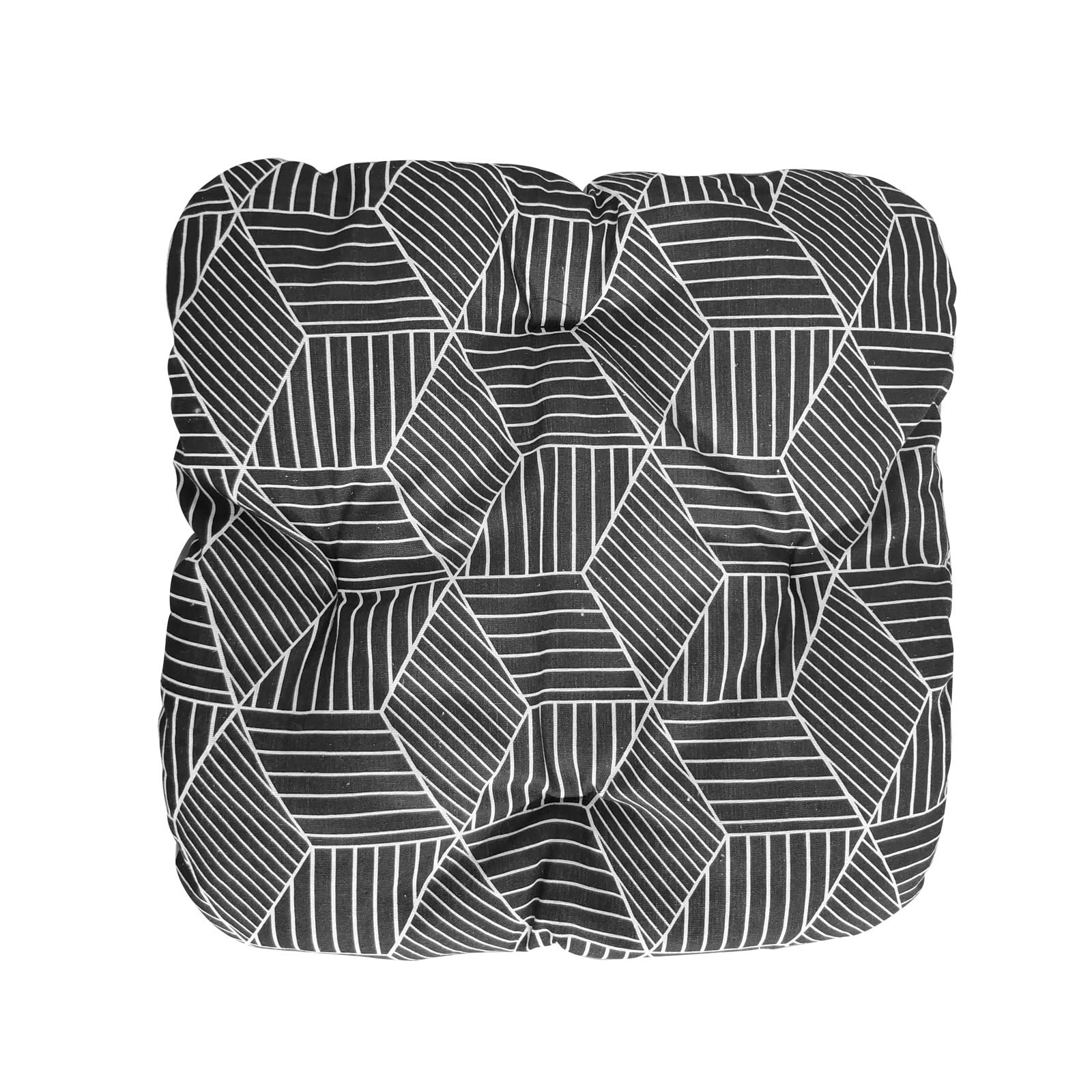 Pozico Elevated Dog Small Bed Pad, Bed Not Included (Small-18.9X18.9 Inch, Black Pad - S)