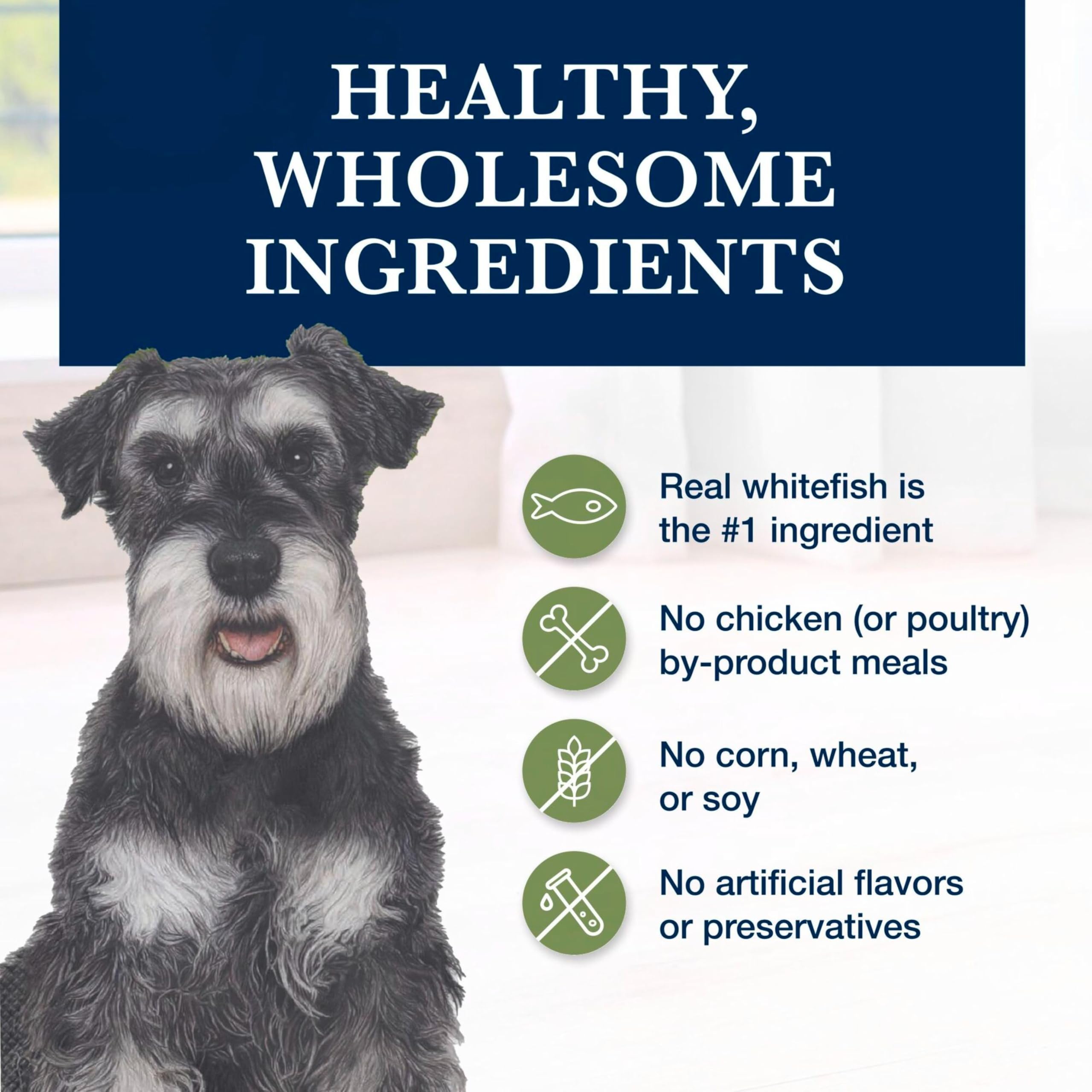 Blue Buffalo Natural Veterinary Diet GI Low Fat Gastrointestinal Support Dry Dog Food, Veterinarians Prescription Required, Whi