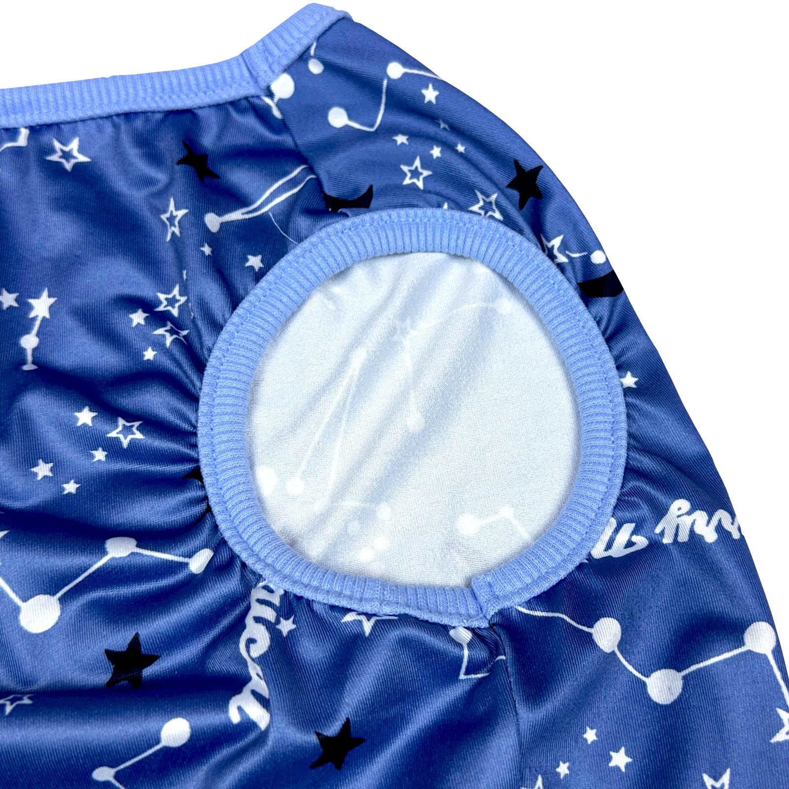 D.E.E Large Dog Shirts Unicorn Galaxy Pattern Printed Dog Shirts For Large Dogs Big Dog Clothes Dog Tank Top Stretchy (Vgalaxybl