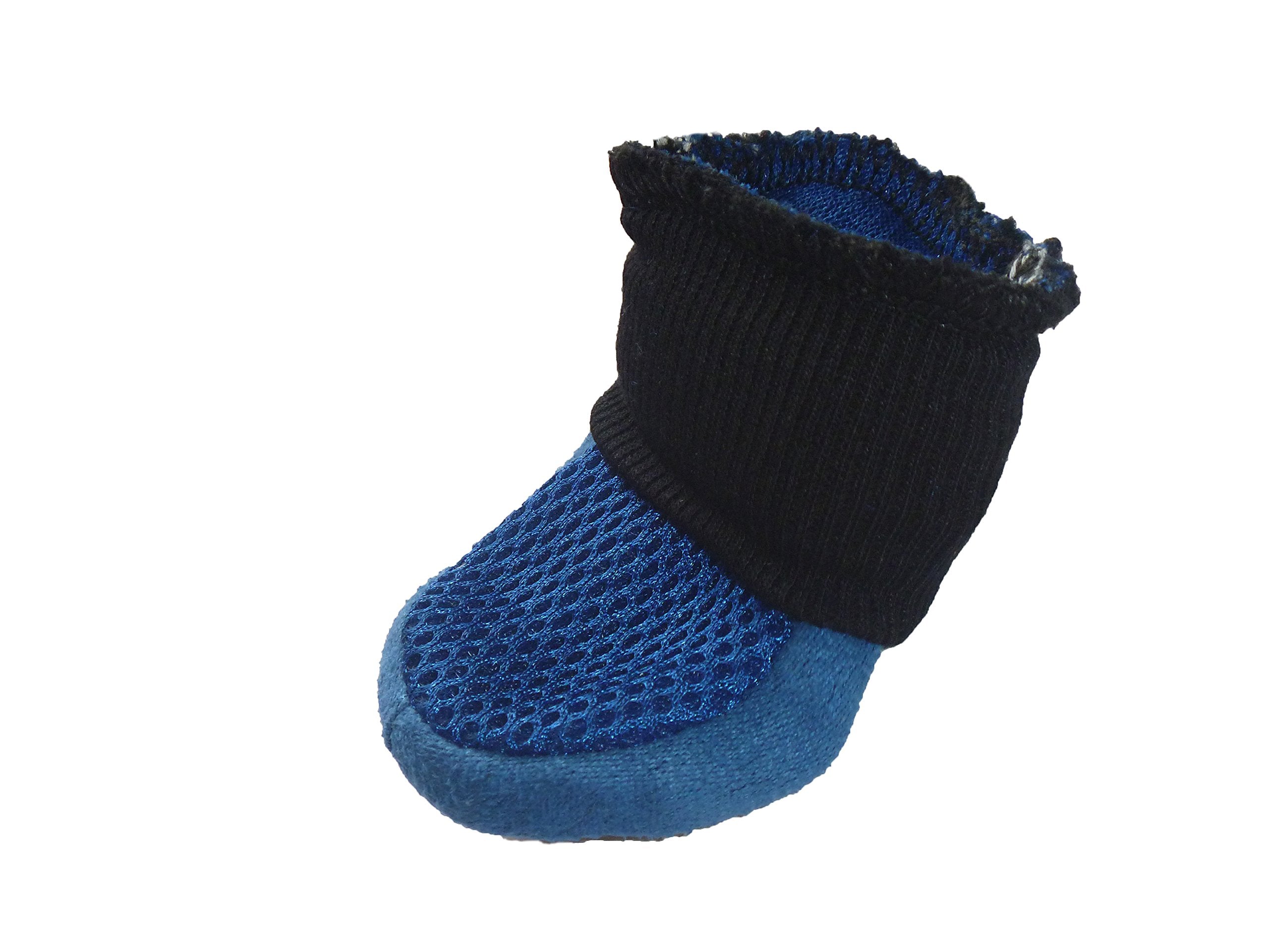 Lonsuneer Dog Boots Breathable And Protect Paws Soft Nonslip Soles Blue Color Size Small - Inner Sole Width 2.17 Inch