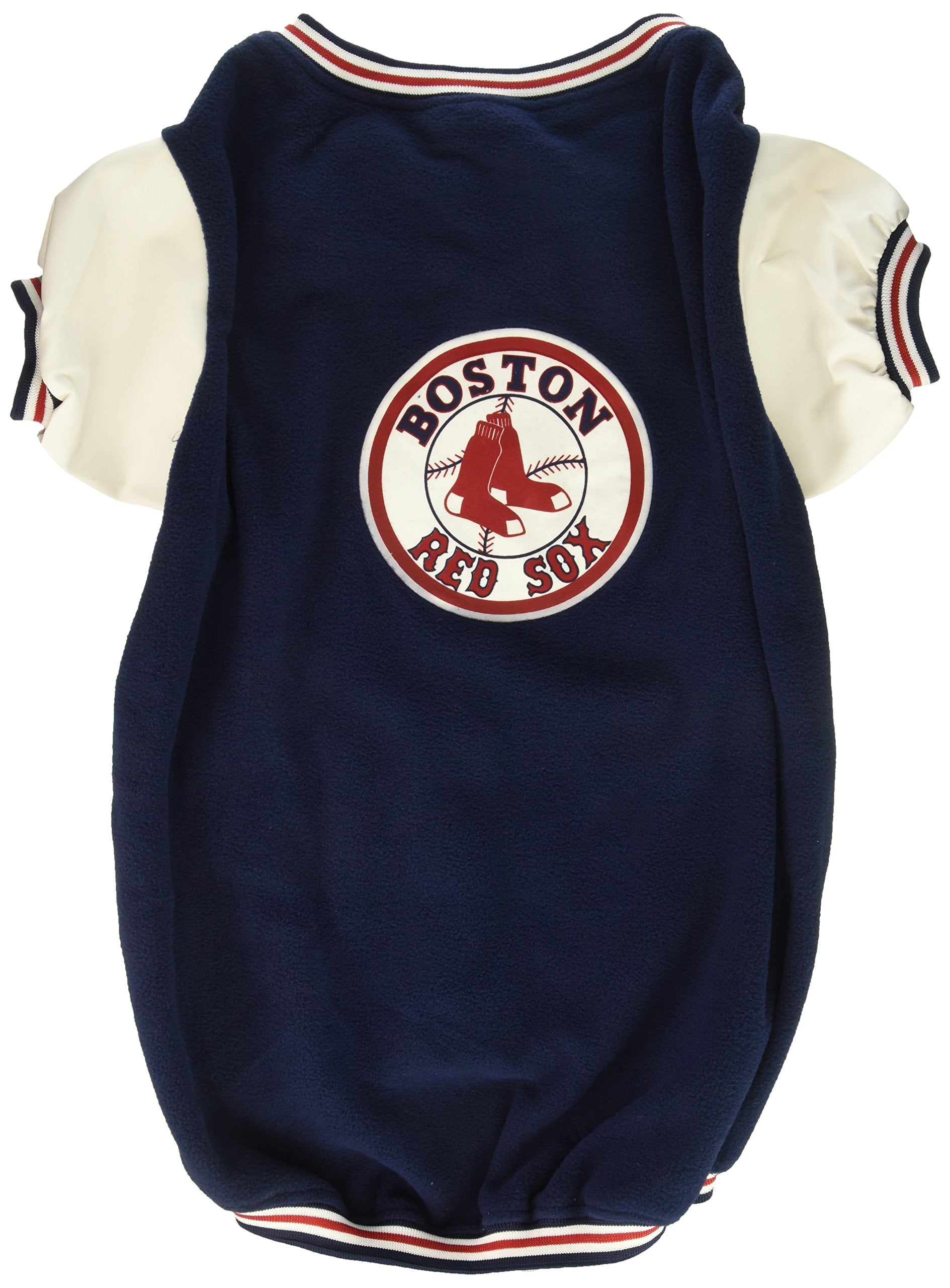 Sporty K9 Boston Red Sox Varsity Dog Jacket, X-Large