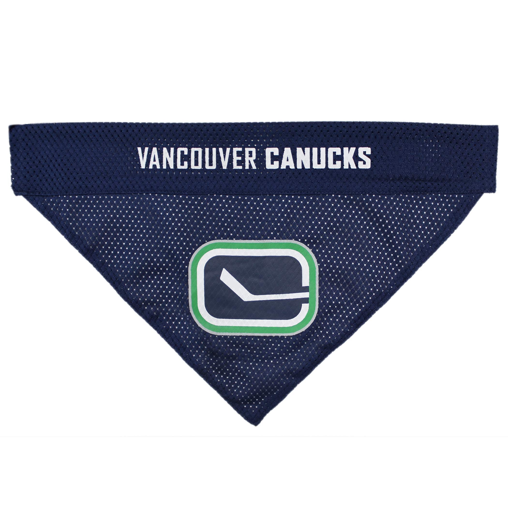 Nhl Vancouver Canucks Bandana For Dogs & Cats, Small/Medium. - Cute & Stylish Bandana! The Perfect Hockey Fan Scarf Bandana, Gre