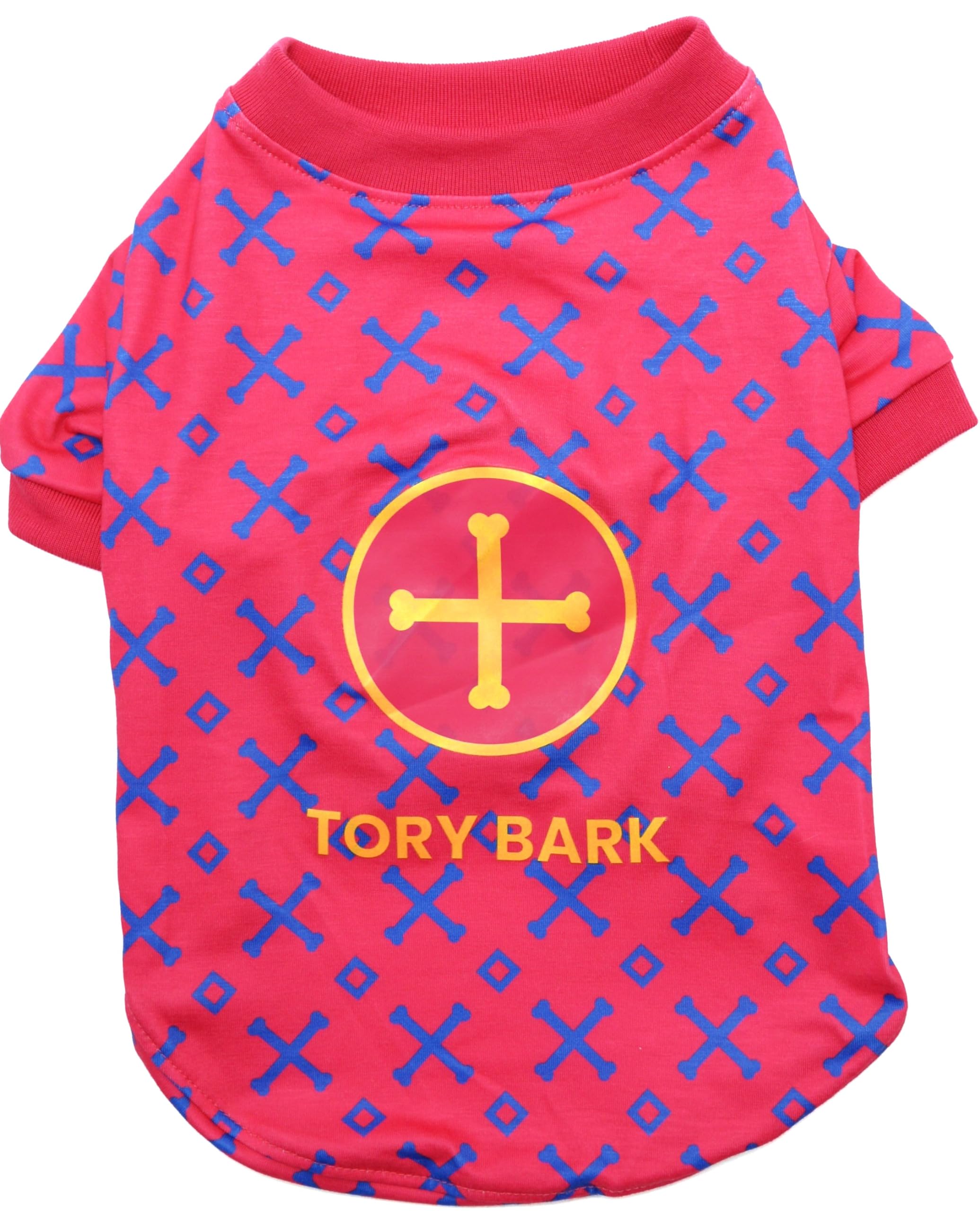 Dog T-Shirt Tee Clothes Vest Lightweight Stretchy Soft Cool Breathable Puppy (Pink, Medium)