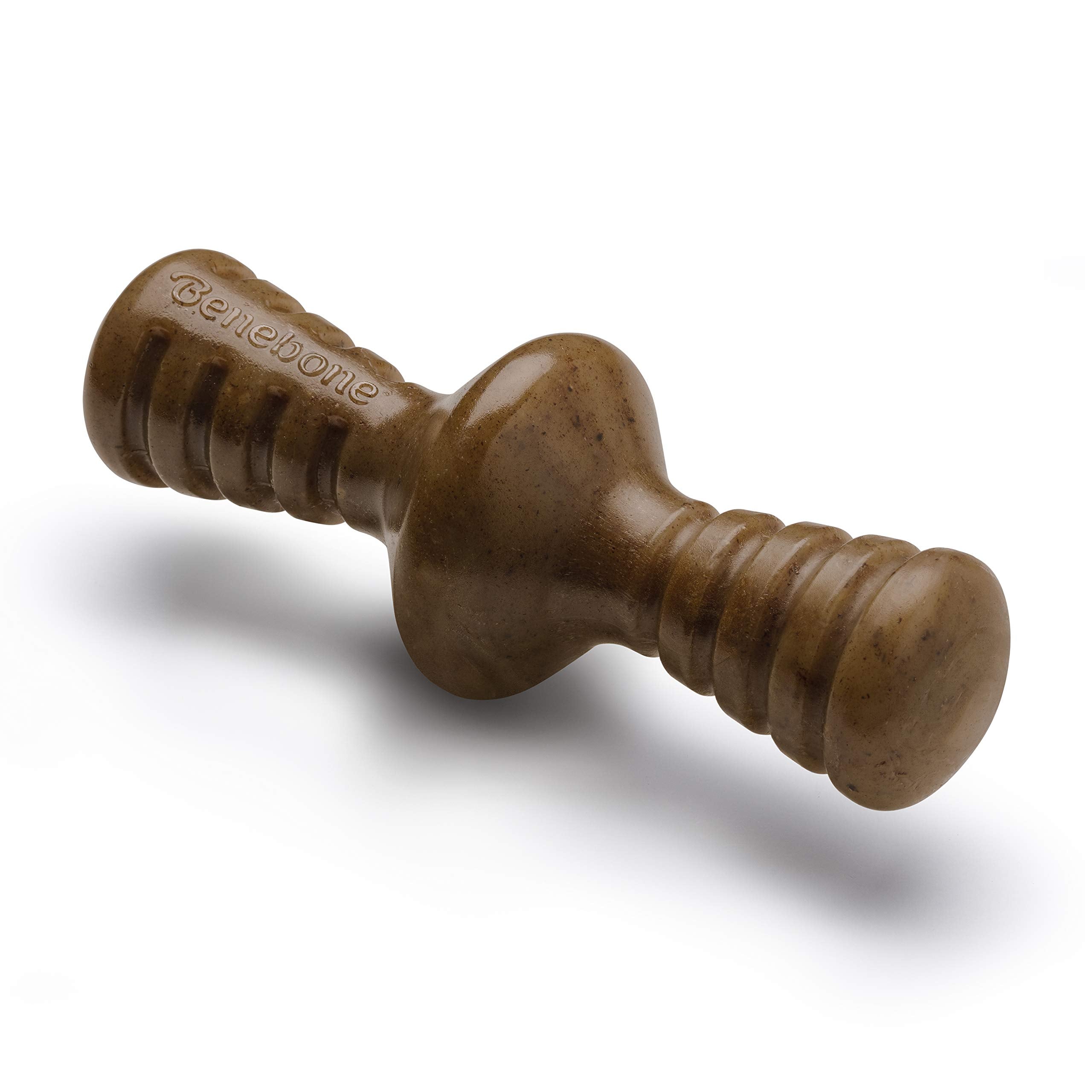 Benebone Zaggler Rolling Dog Chew Toy For Aggressive Chewers, Real Bacon, Made In Usa, Large