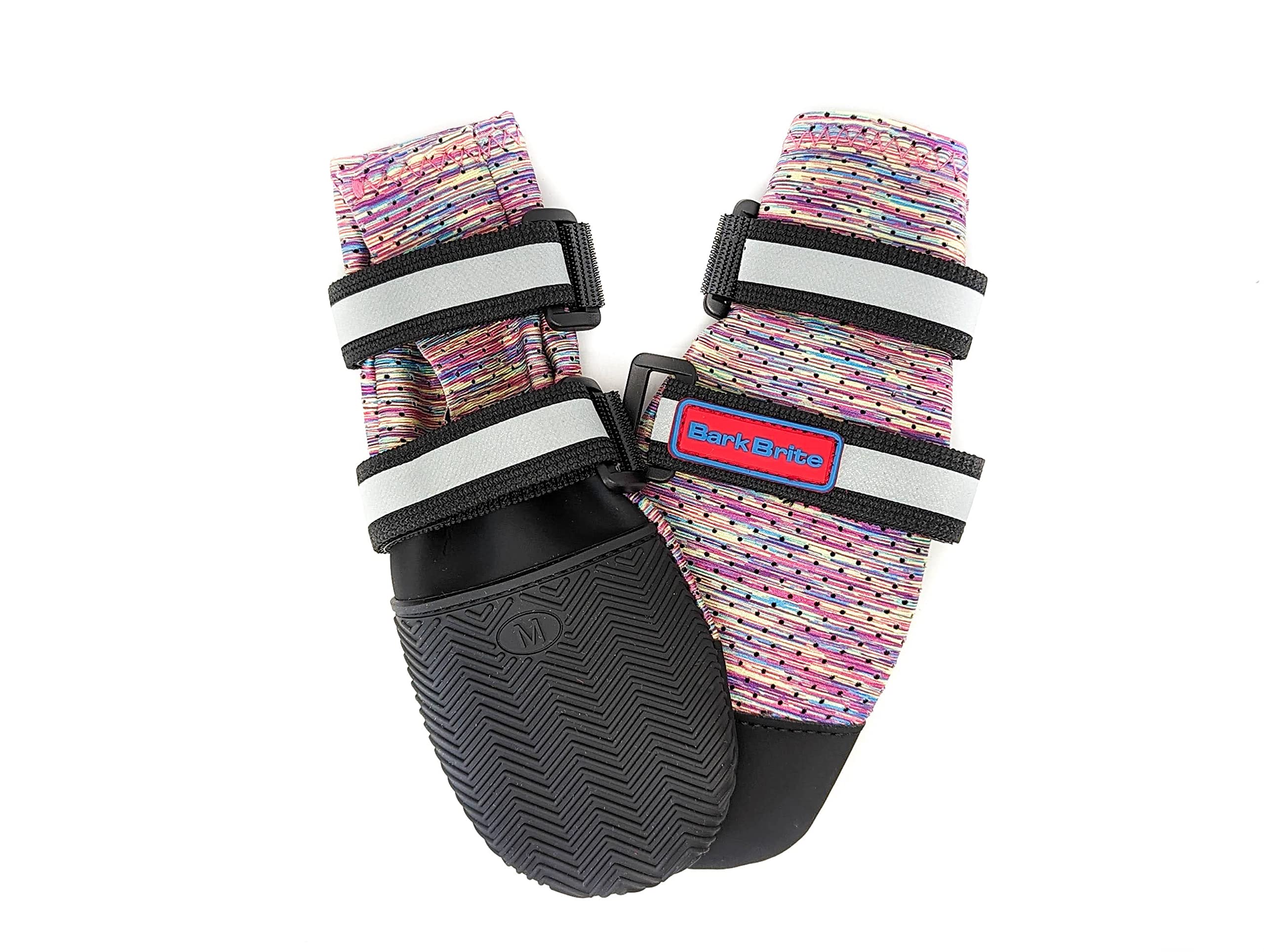 Bark Brite Lightweight Neoprene Dog Boots - Medium Lavender - Comfort & Breathability - Paw Protectors for Outdoor Use