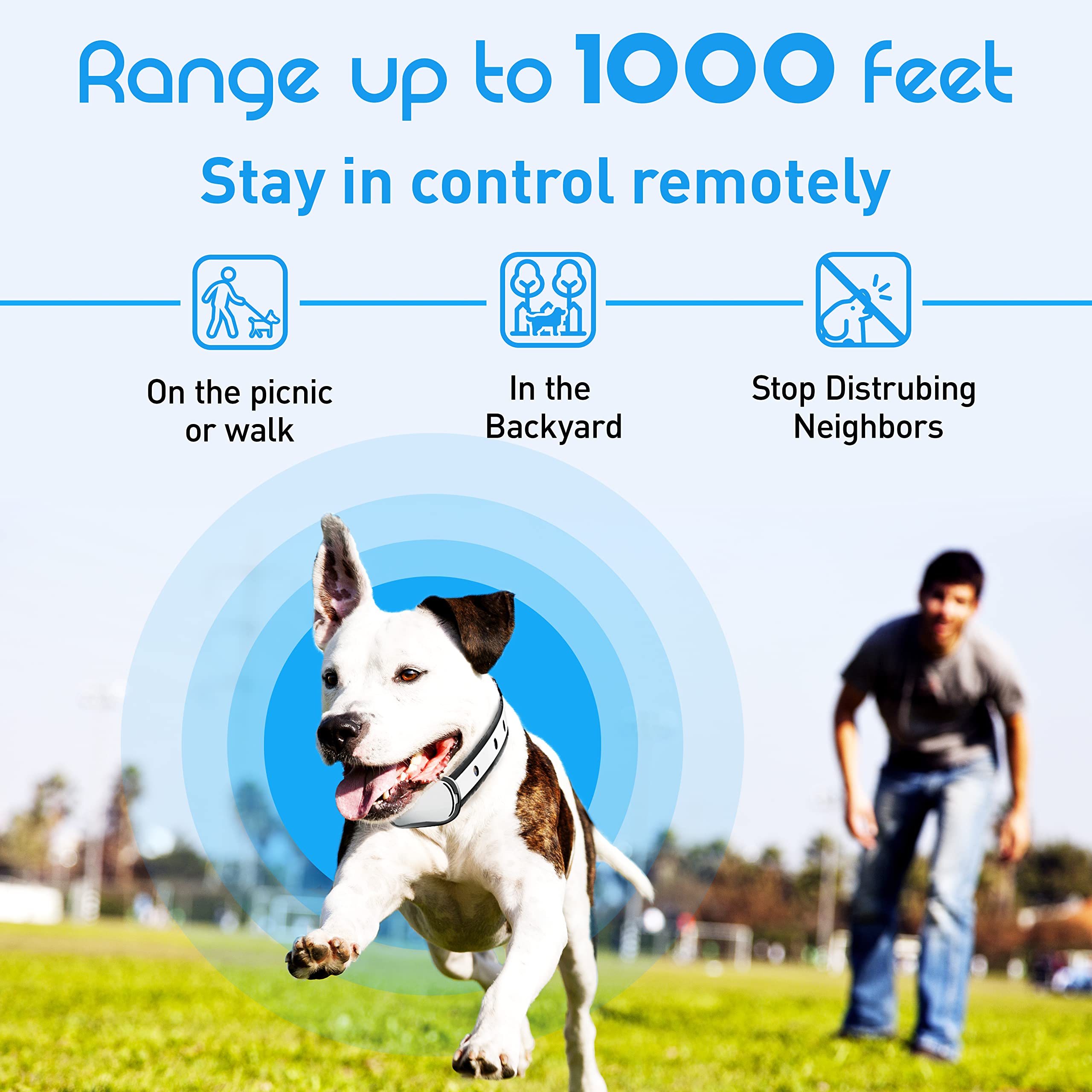 Extra Small Size Dog Training Collar With Remote For Small Dogs 5-15Lbs And Puppies With Shock - Waterproof & 1000 Ft Range