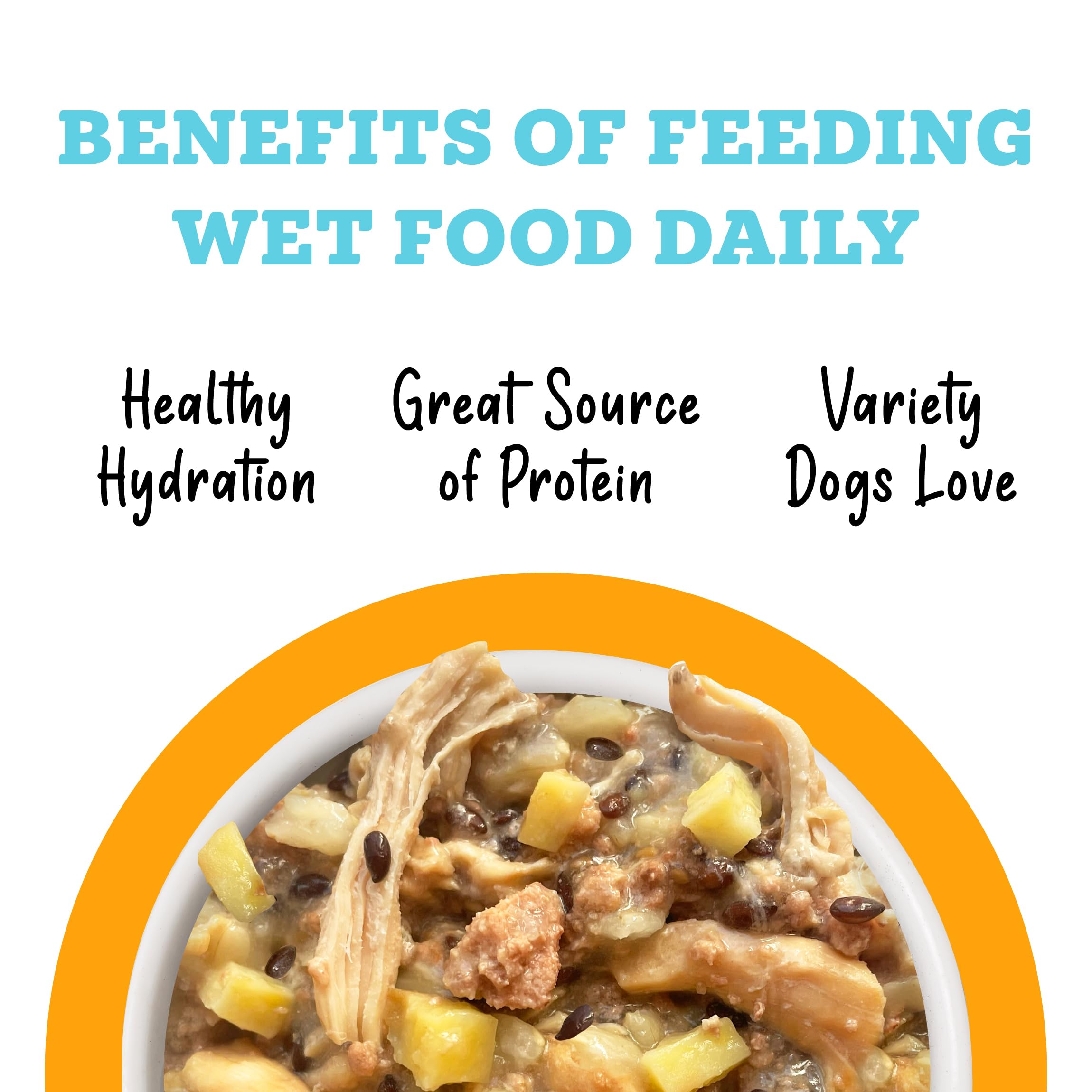 Weruva Awesome Shiny Wet Dog Food, Chicken & Brown Rice, 6oz Can (Pack of 8)