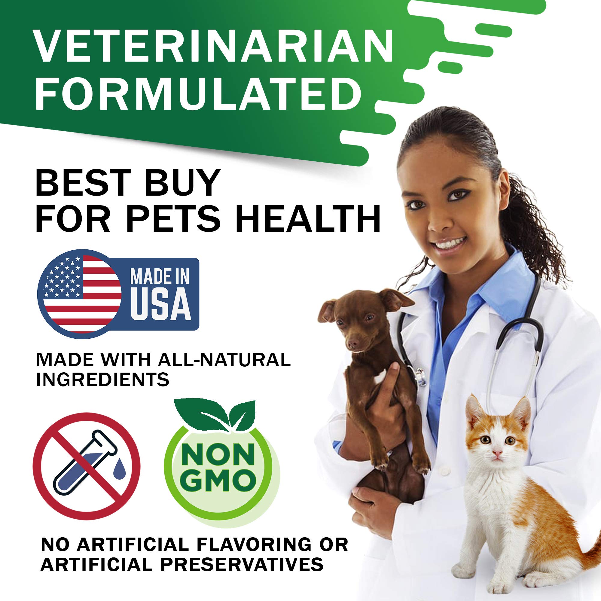 Adrenal Balance for Dogs and Cats - Cushings Treatment for Pets, Adrenal Support w/Ashwagandha, Licorice Root, Rhodiola Rosea -