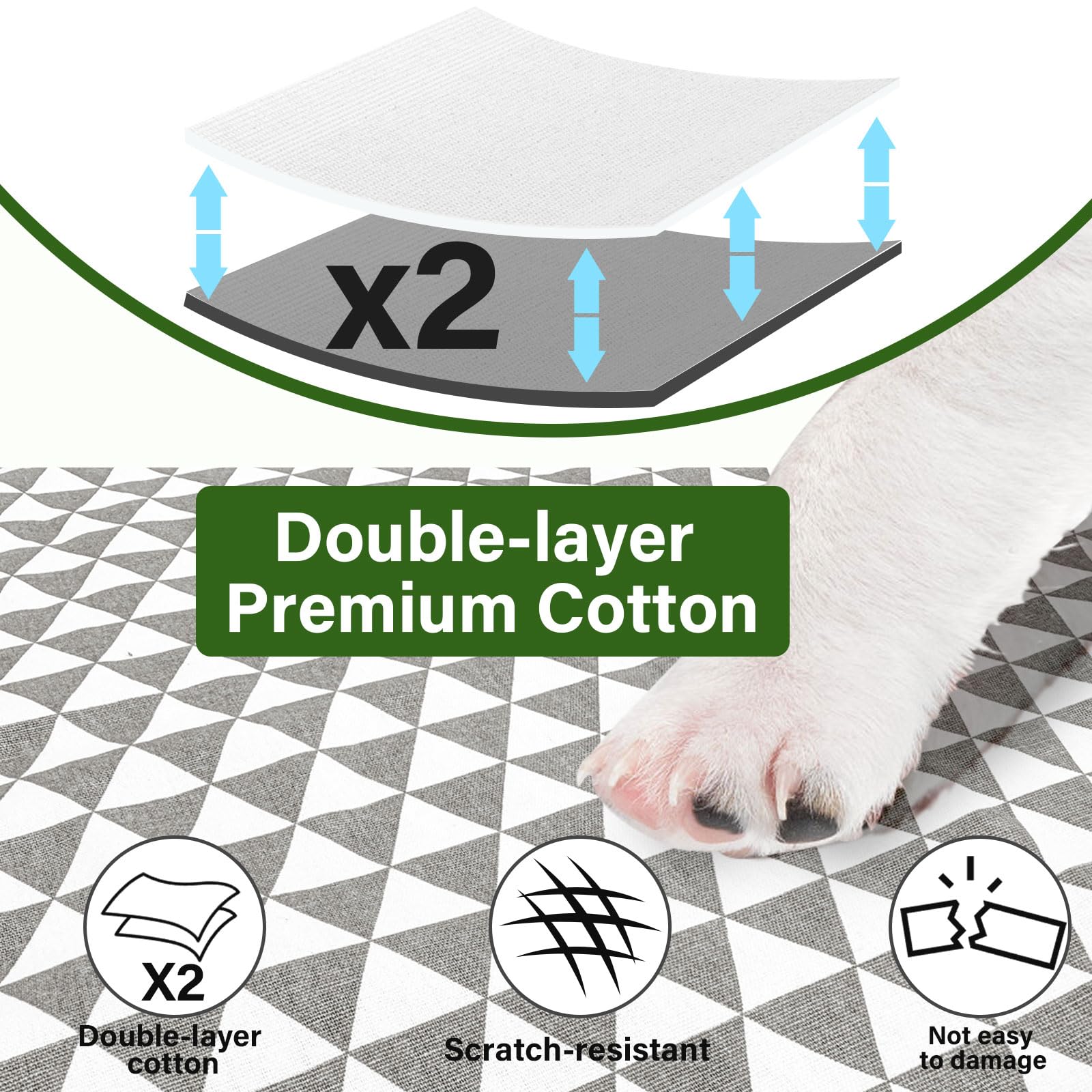 Outdoor Cat House,Indoor Cat Condos,Insulated Dog House,Cat Tent,For Cat&Dog (Upgraded Version) (Gray Triangle, M)