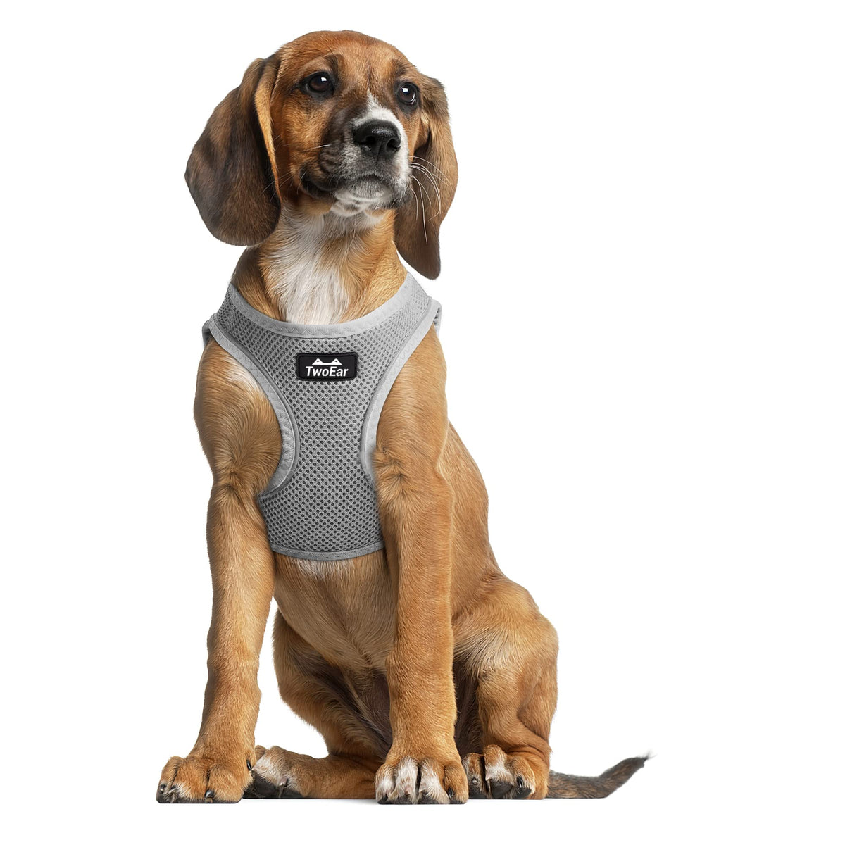 Twoear Dog Vest Harness Reflective, No-Pull Pet Harness Easy Control With Breathable Mesh, Soft Puppy Step-In Harness No-Choke F