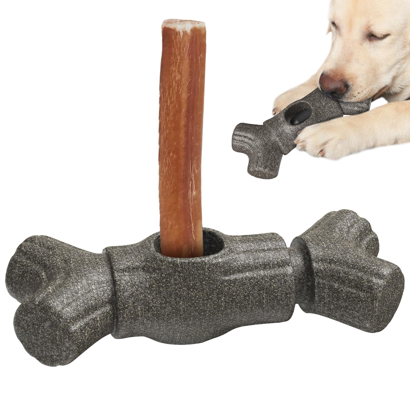 Carllg Bully Stick Holder For Dogs, Durable Chew Toy