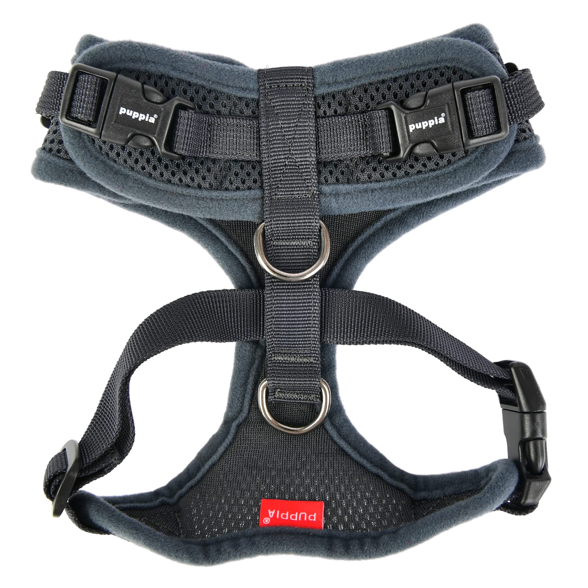Puppia Ritefit Dog Harness Mesh Over-The-Head All Season No Pull No Choke Walking Training Adjustable Neck & Chest For Small & M