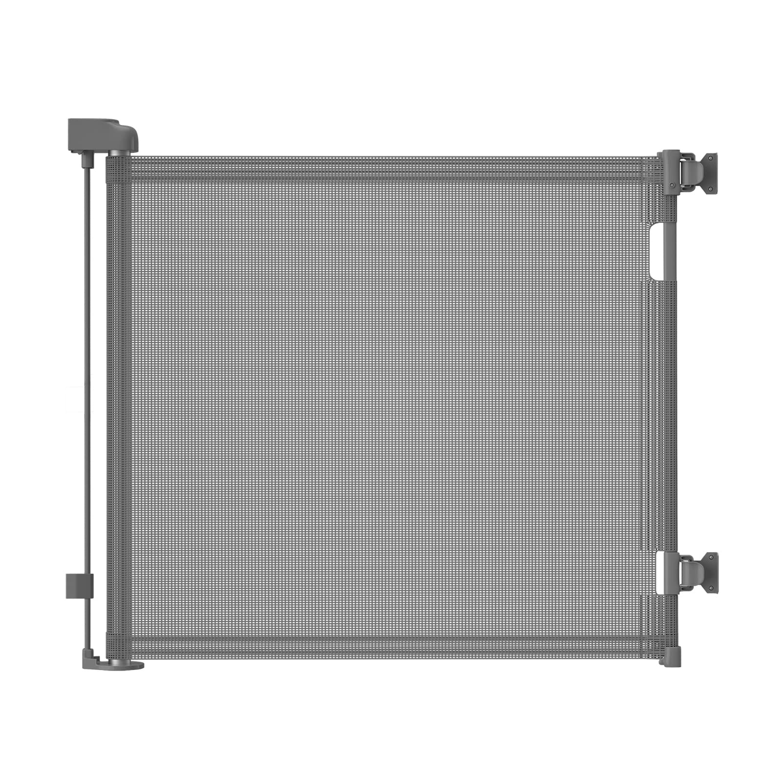 Retractable Baby Gate for Stairs - 33    Height, Expands up to 55    Width - Safety Gate for Infants, Toddlers, Dogs & Pets - Ea