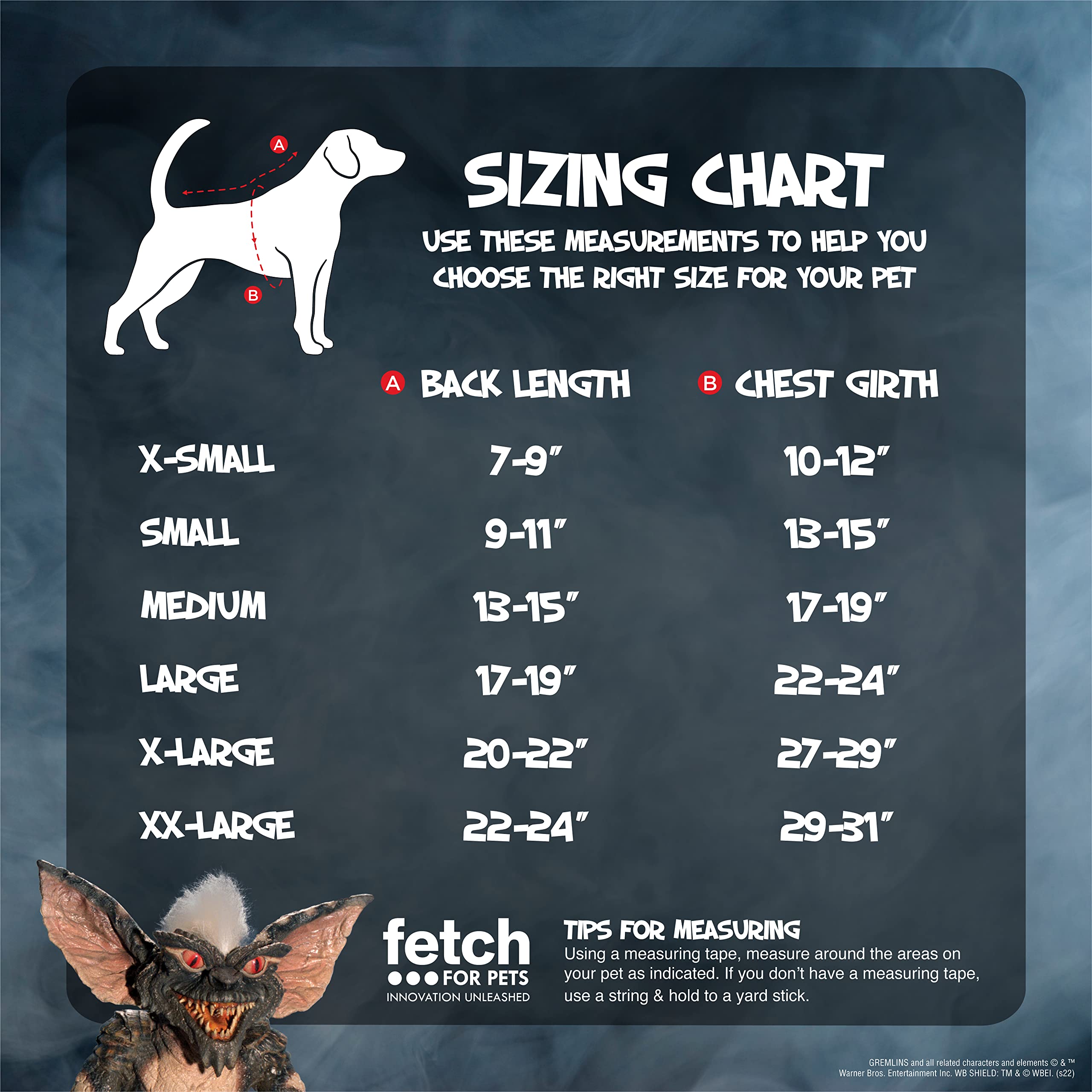 Warner Bros Horror Wb: Gremlins Halloween Costume For Dogs With Hood – Size Large | Cute Pet Costumes, Scary Costumes For Dogs| Officially Licensed Gremlins Pet Products, Green (Ff23213)
