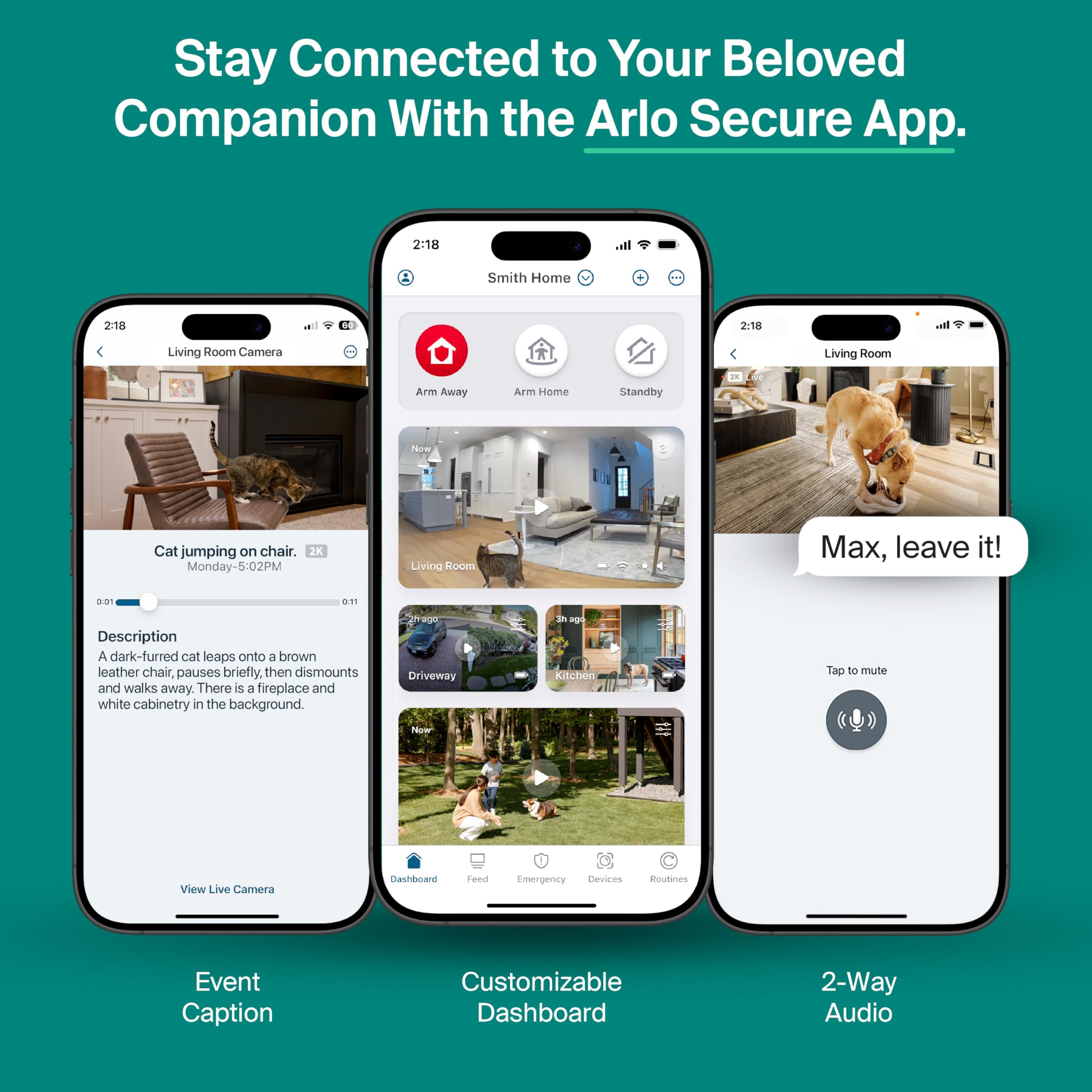 Arlo Essential Indoor Pan Tilt Security Camera 2K (2025 Release) - Wired Plug-in Power, Person Recognition, Animal Detection, An
